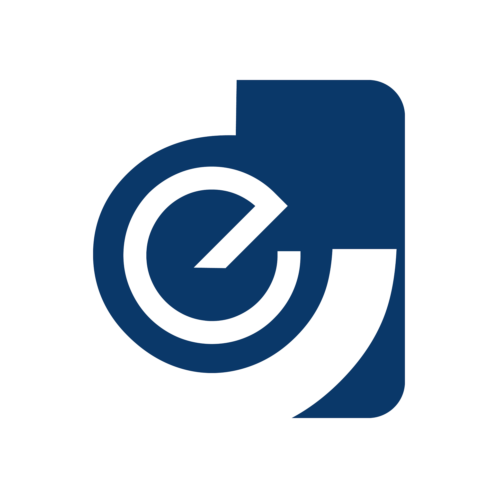 abstract letter e logo design template elements