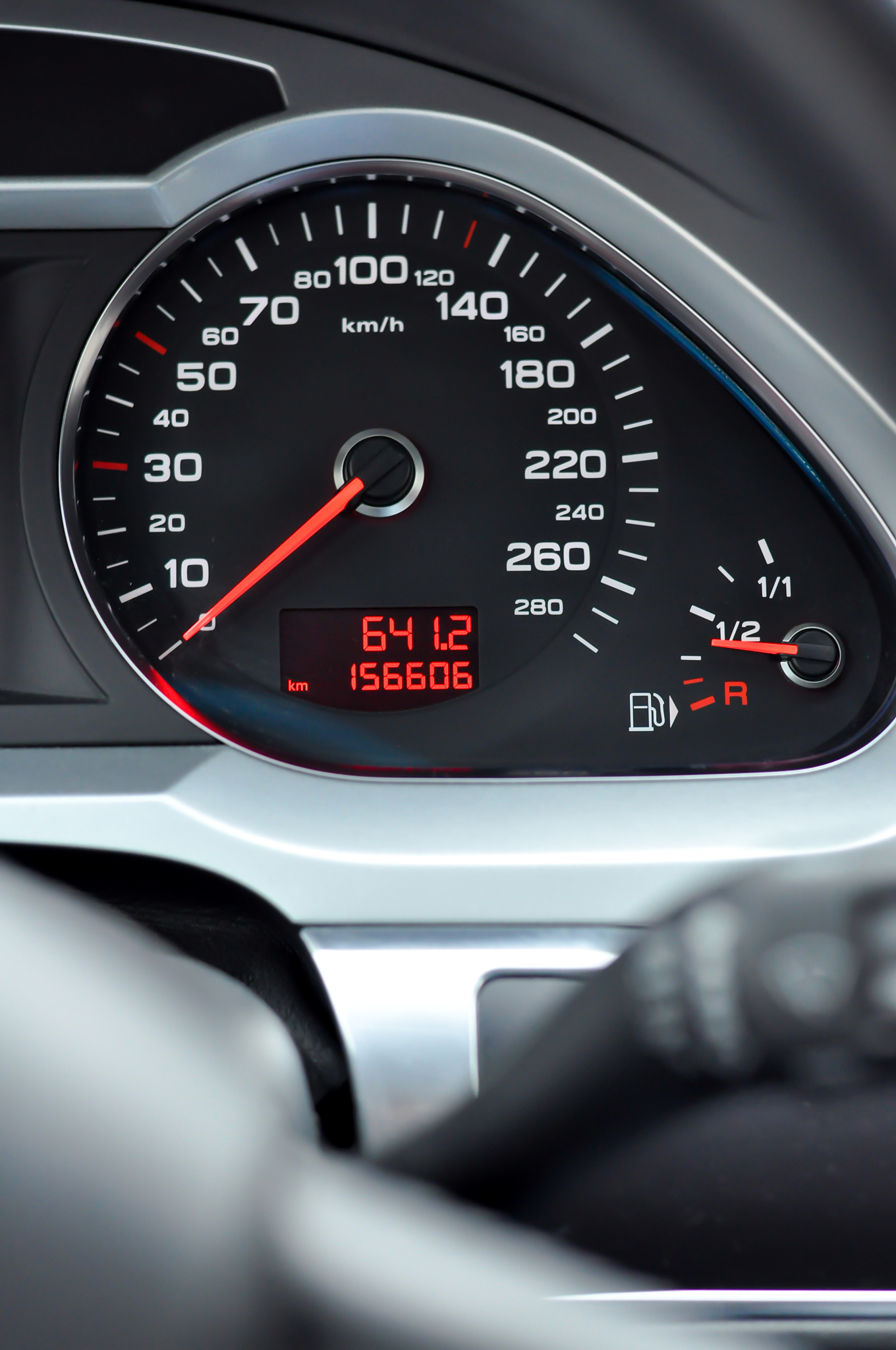 car speedometer detail