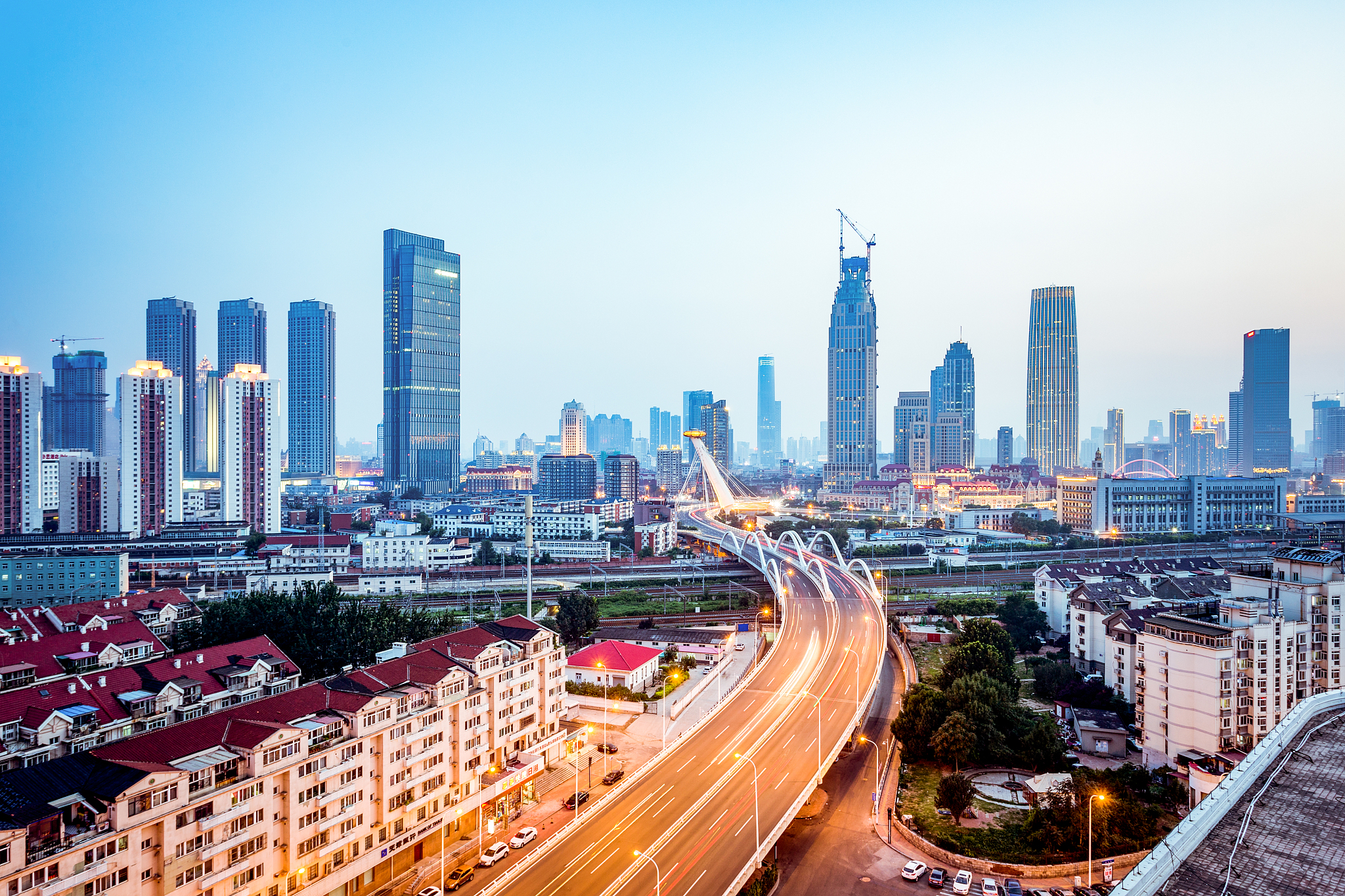 tianjin downtown cityspace