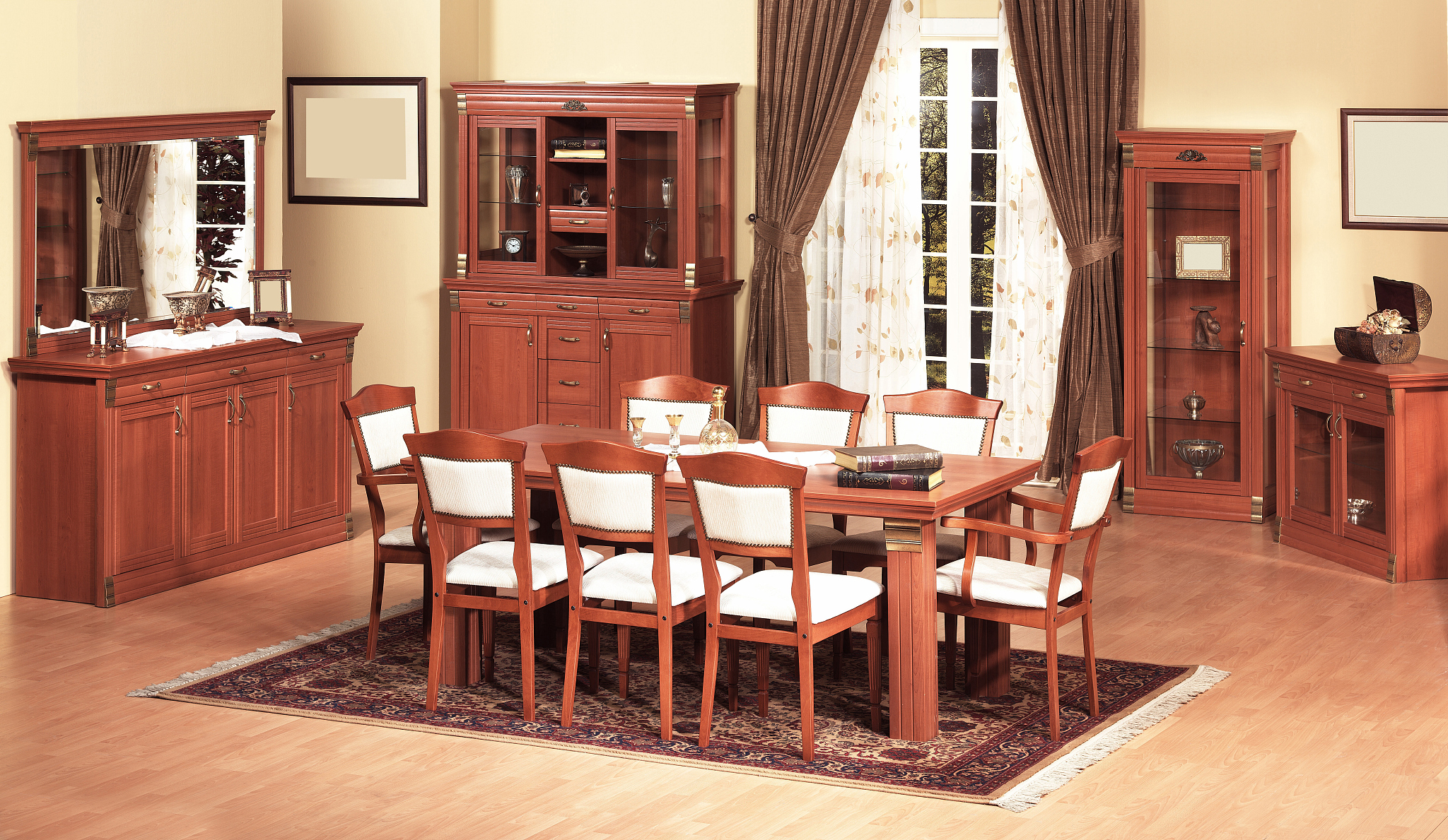 classical dining room interior