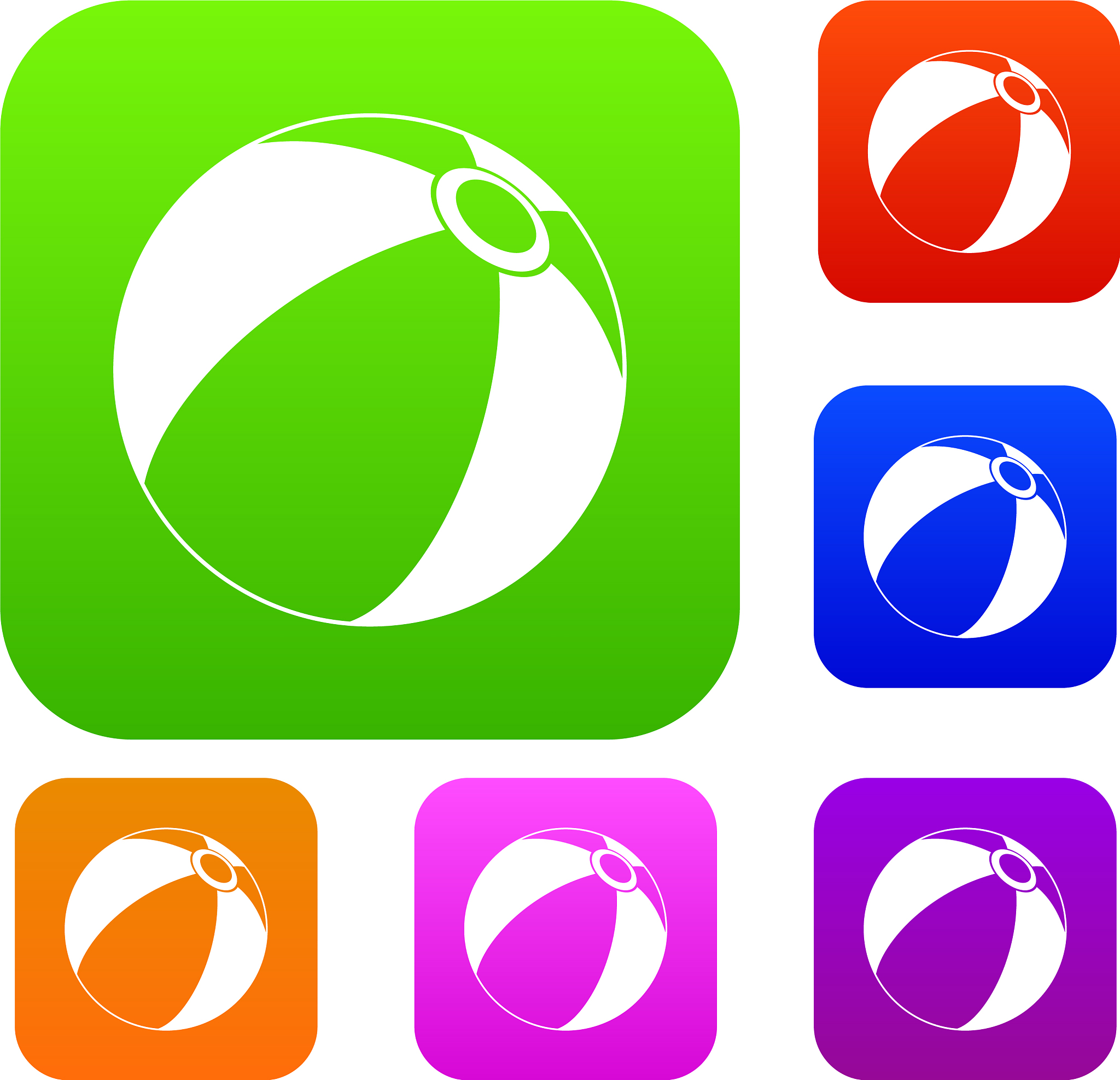 beach ball set collection