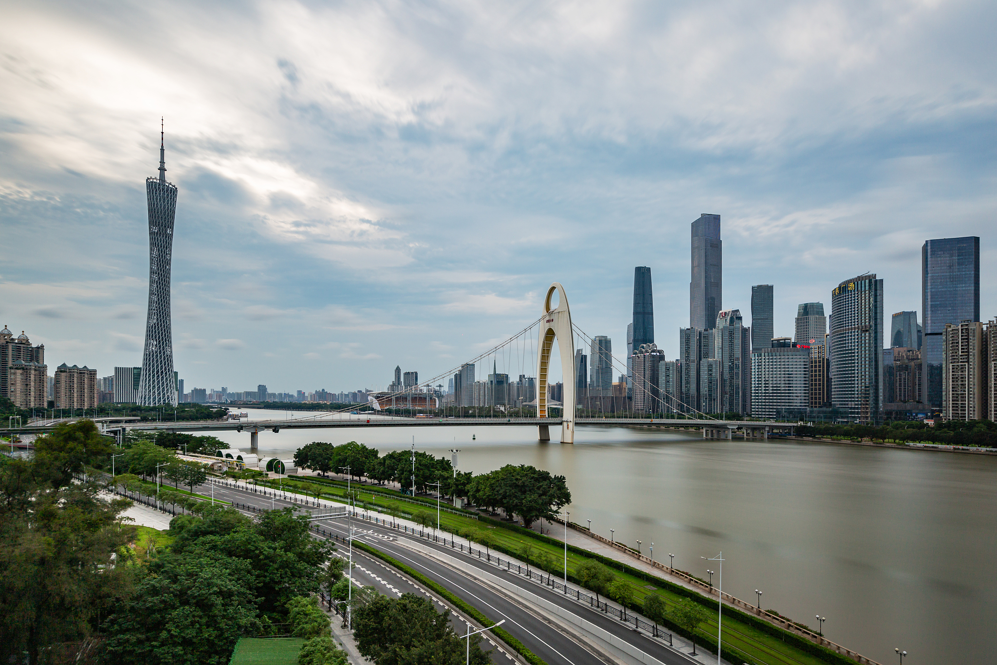 广东省广州市城市建筑风光