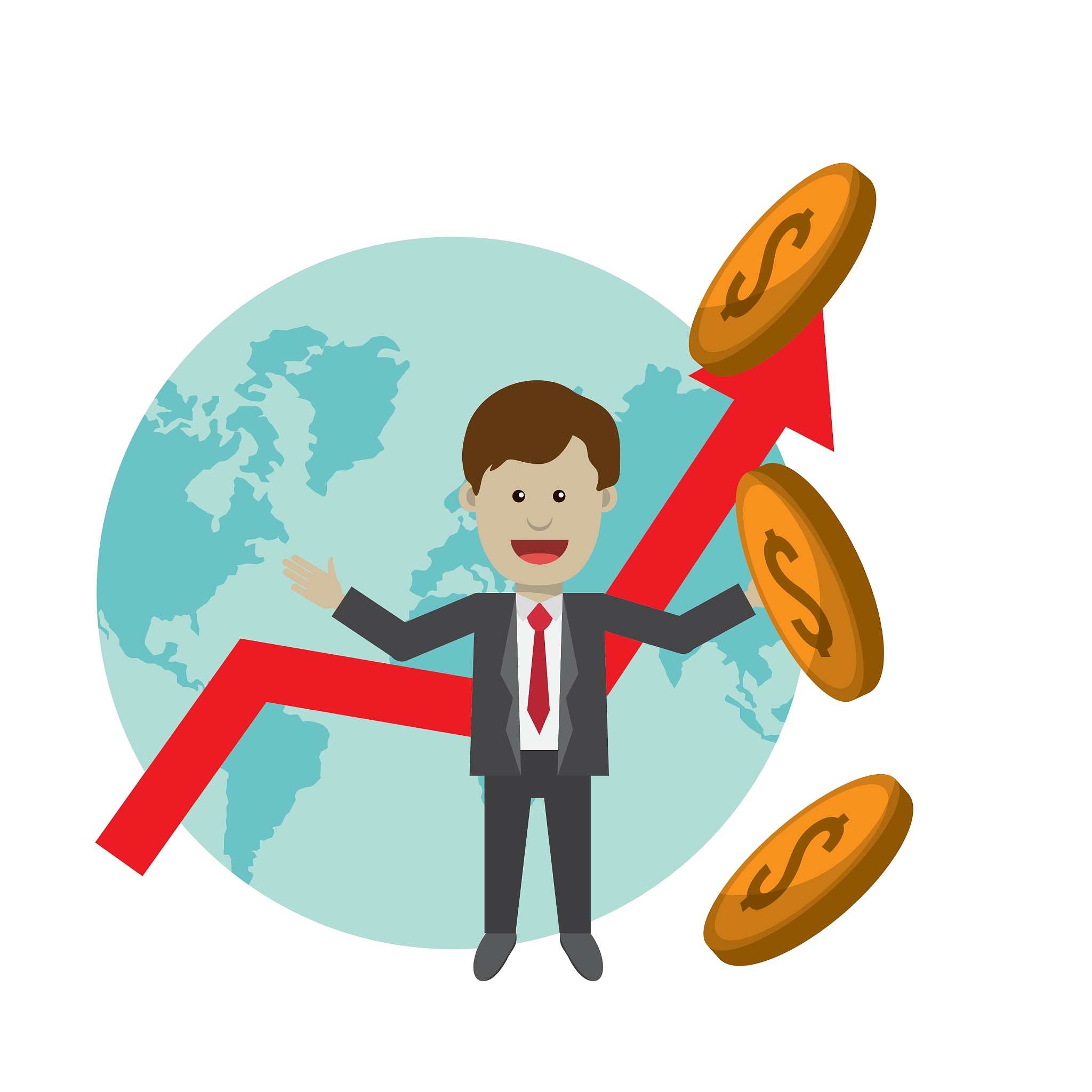 profit icons design
