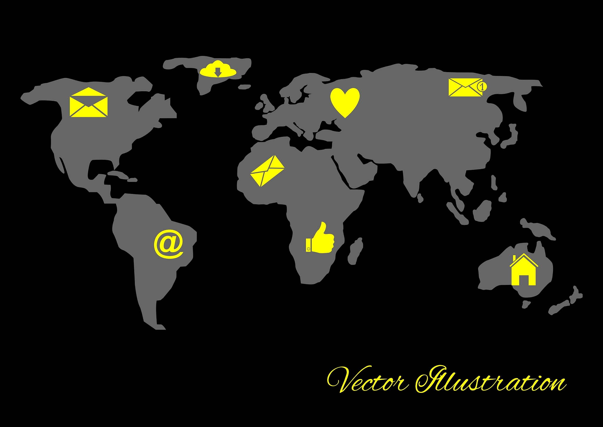 social network icon set