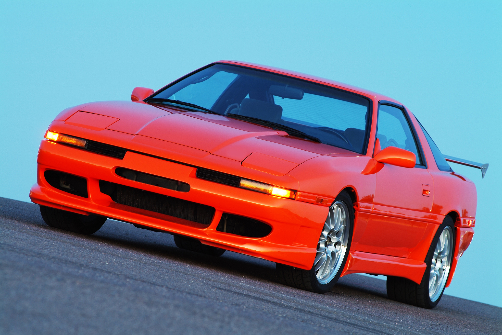 orange turbo sports car 2