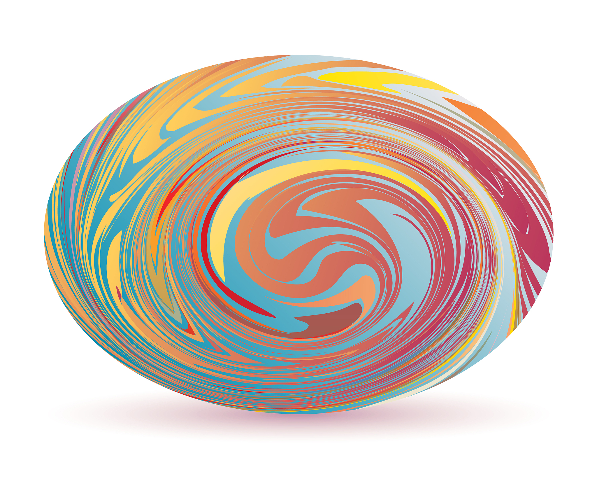isolated easter egg on a white background