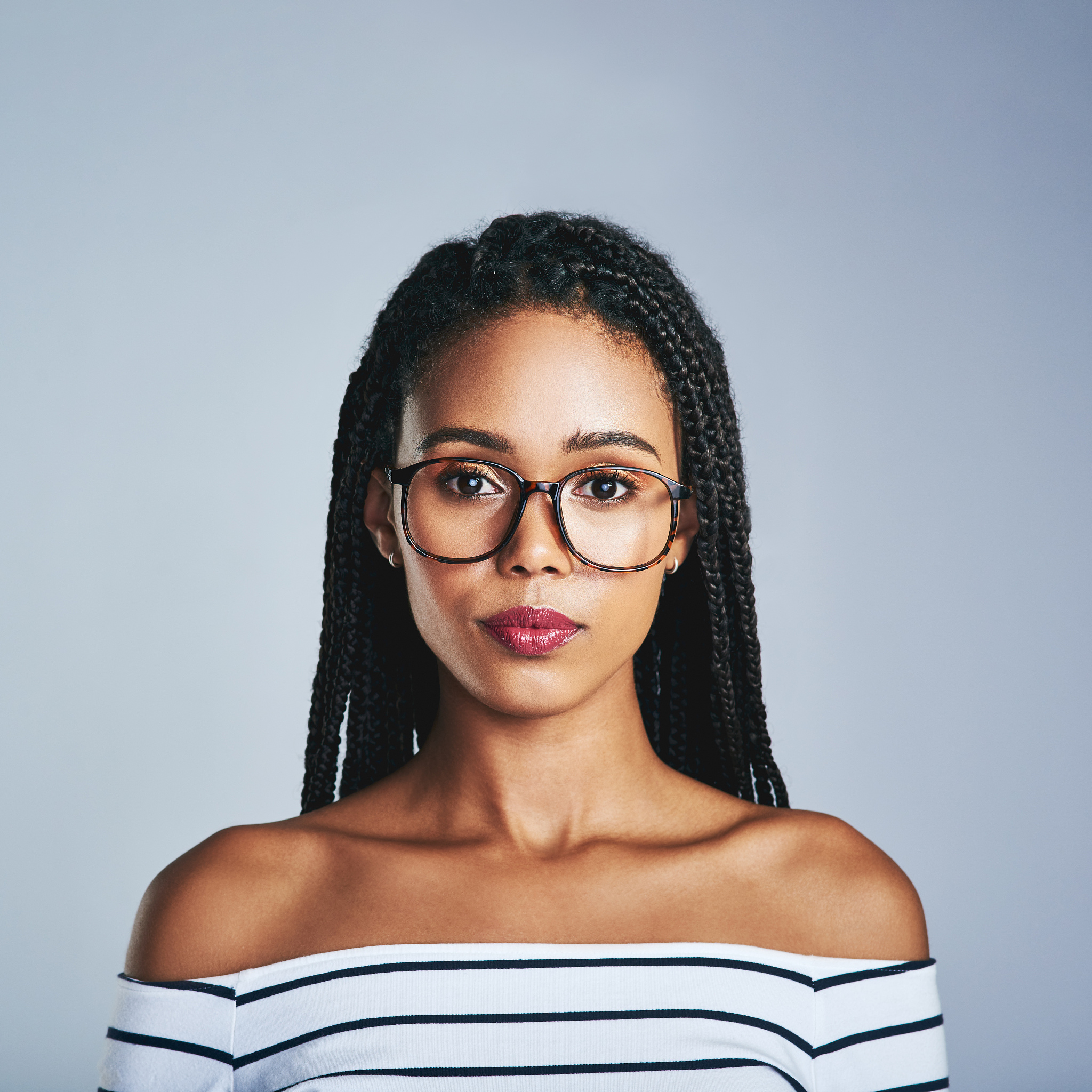 Lora Model Prompt: Black-haired Woman in Cafe with Glasses and Drink