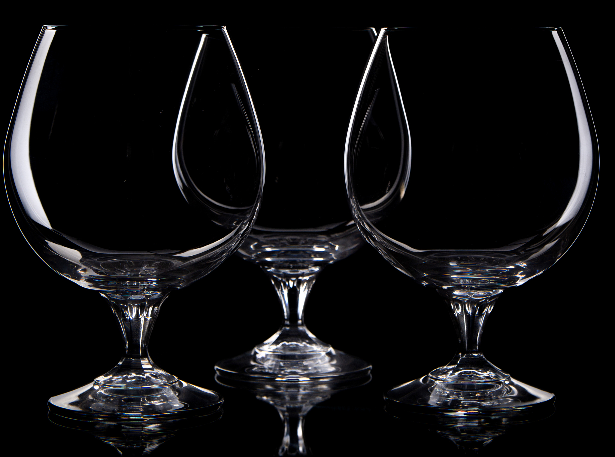 three glasses