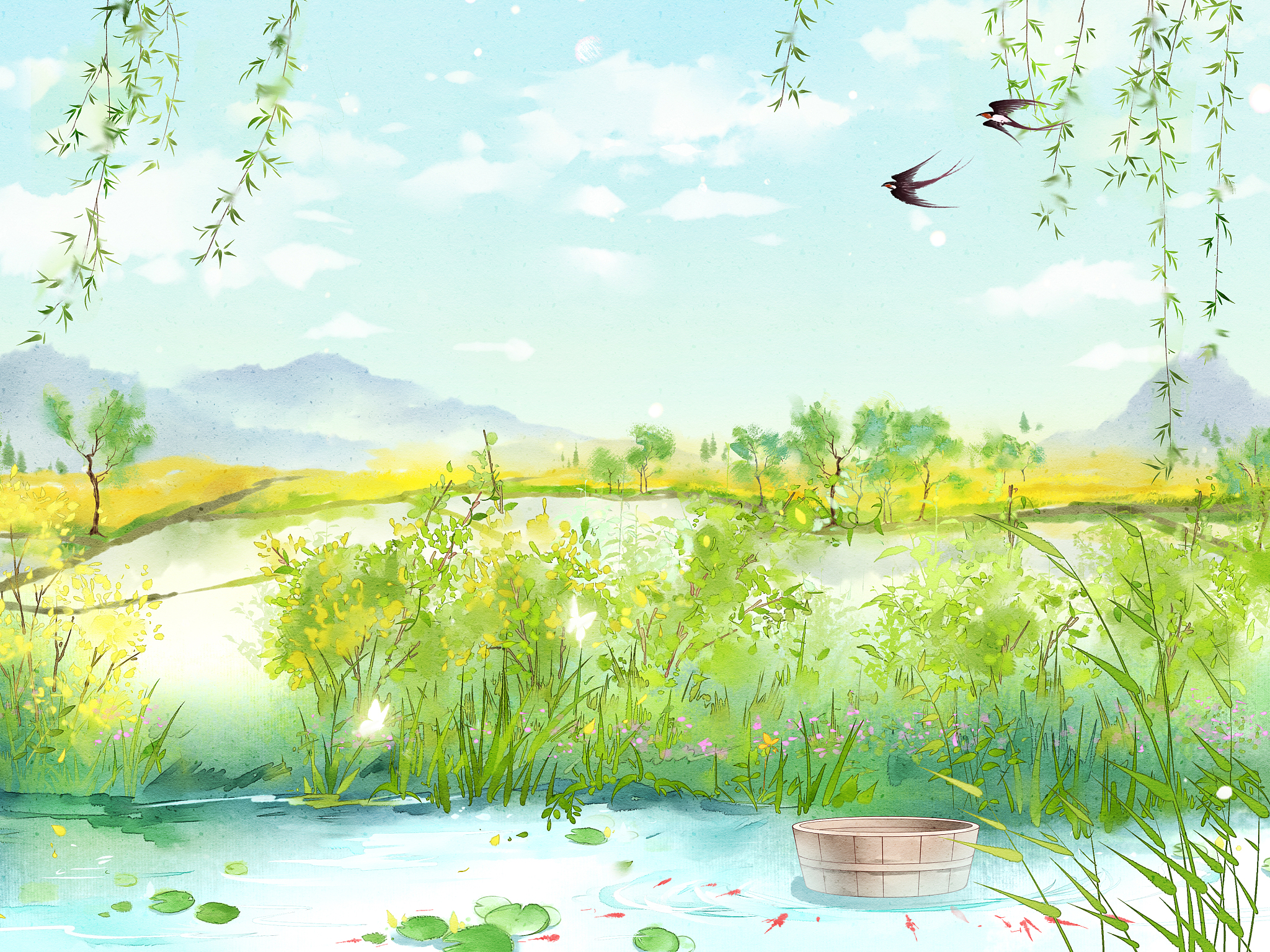 你知道他的作品春天吗