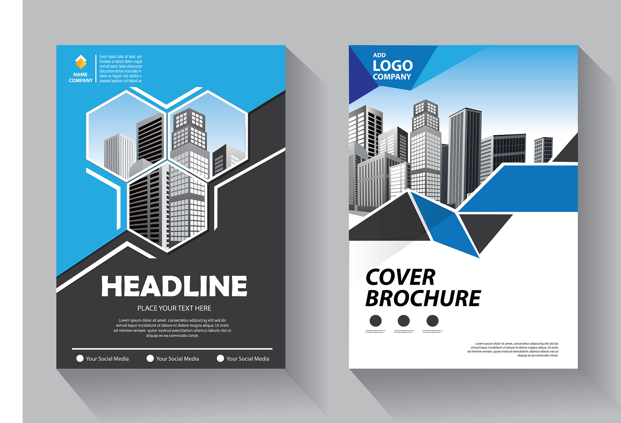 business abstract vector template. brochure design, cover modern
