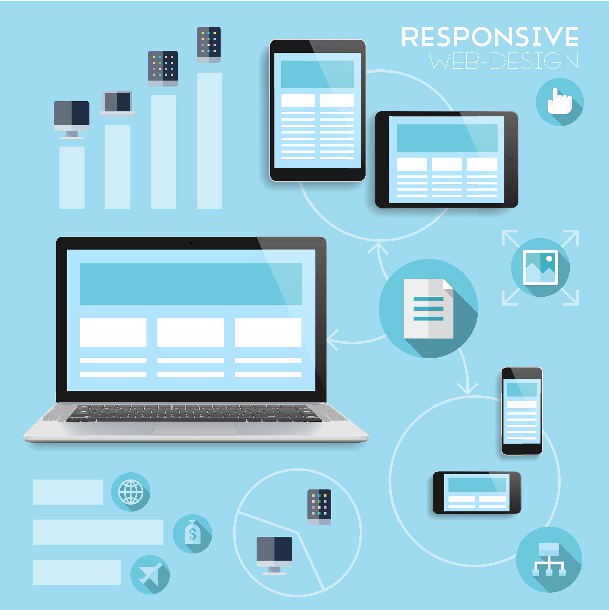 responsive web-design infographics