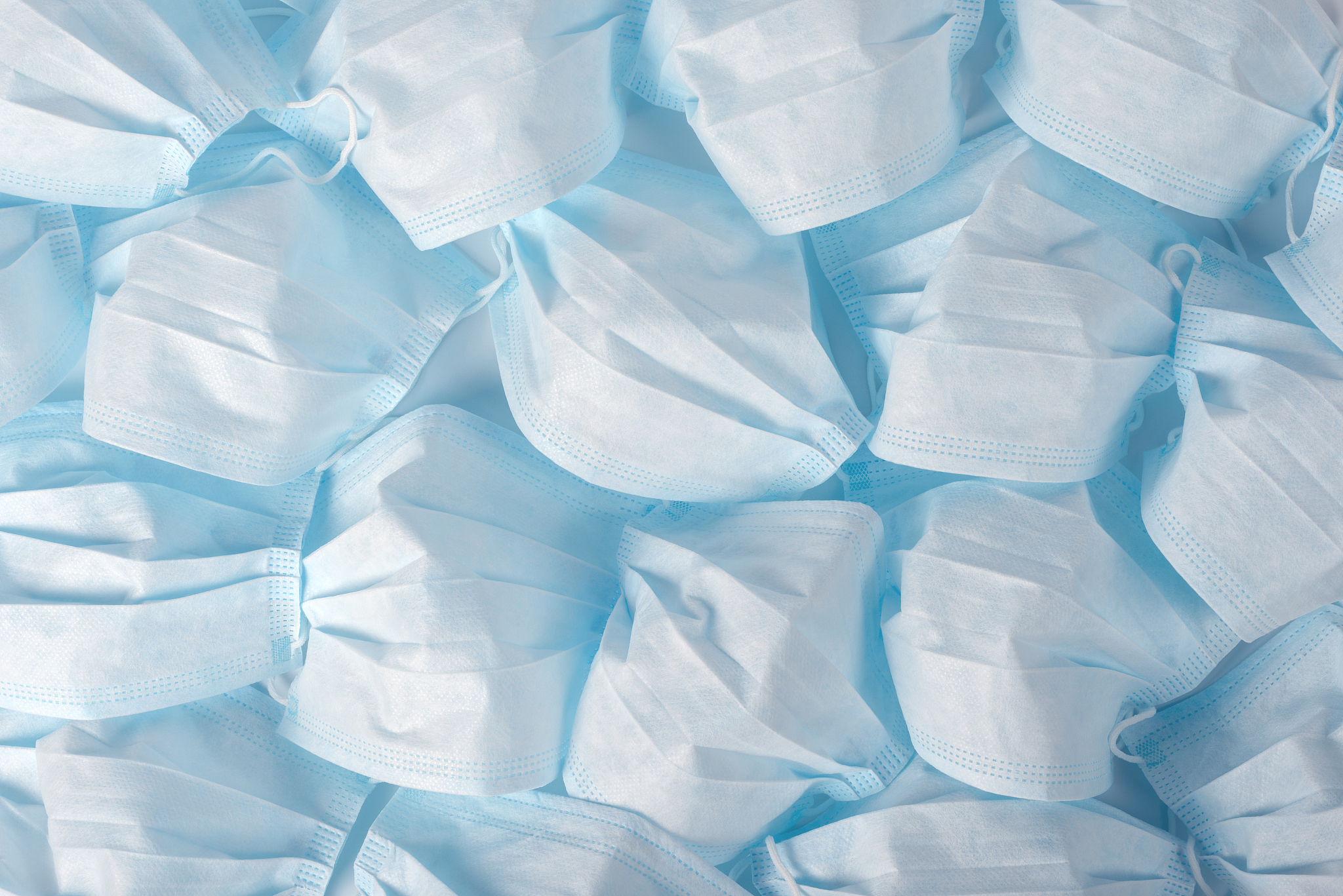 medical masks background. virus, flu, coronavirus epidemia, covi