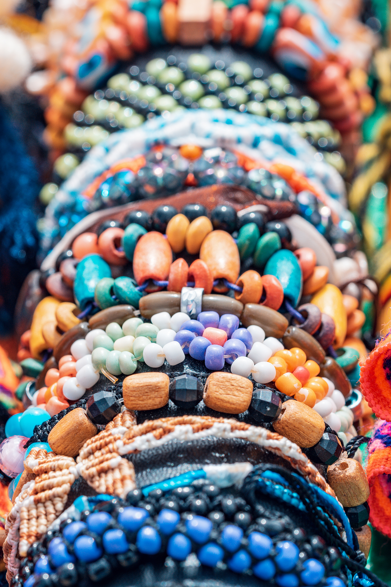 andean bracelets and crafts - cajamarca peru