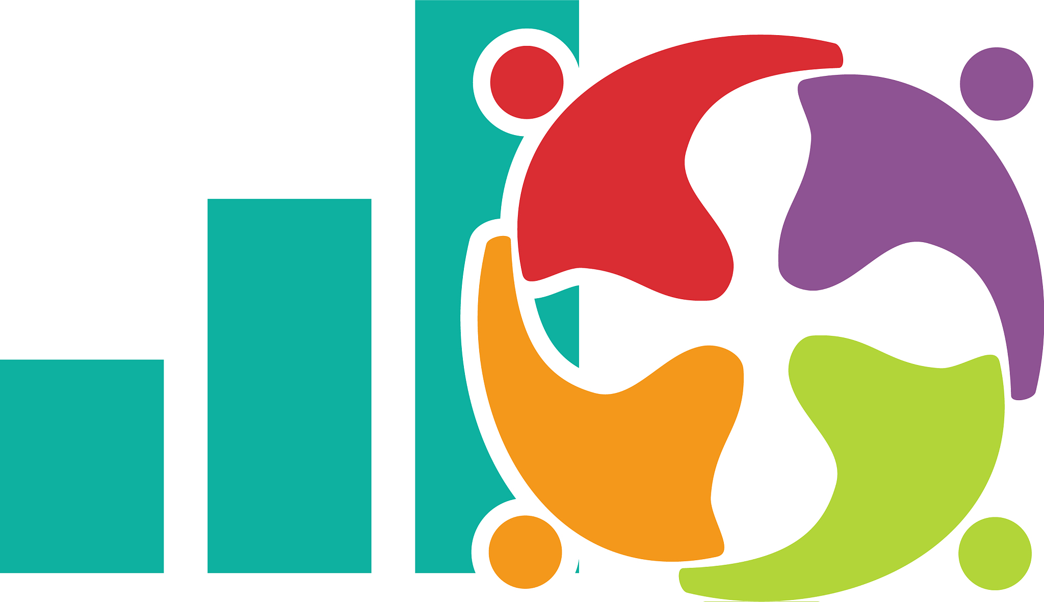 commitment teamwork together business logo