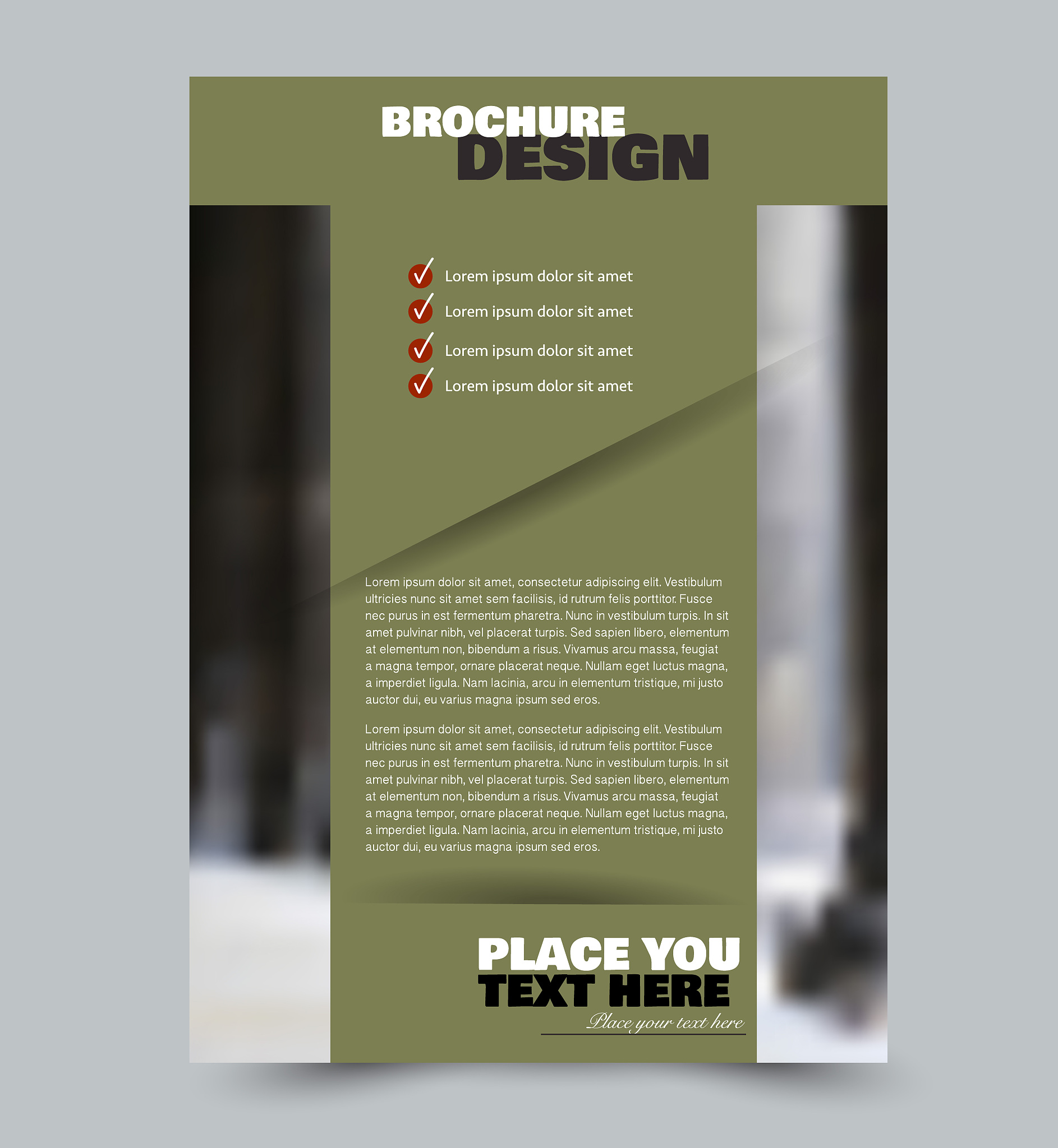 business flyer template a4 size. brochure design. annual report 