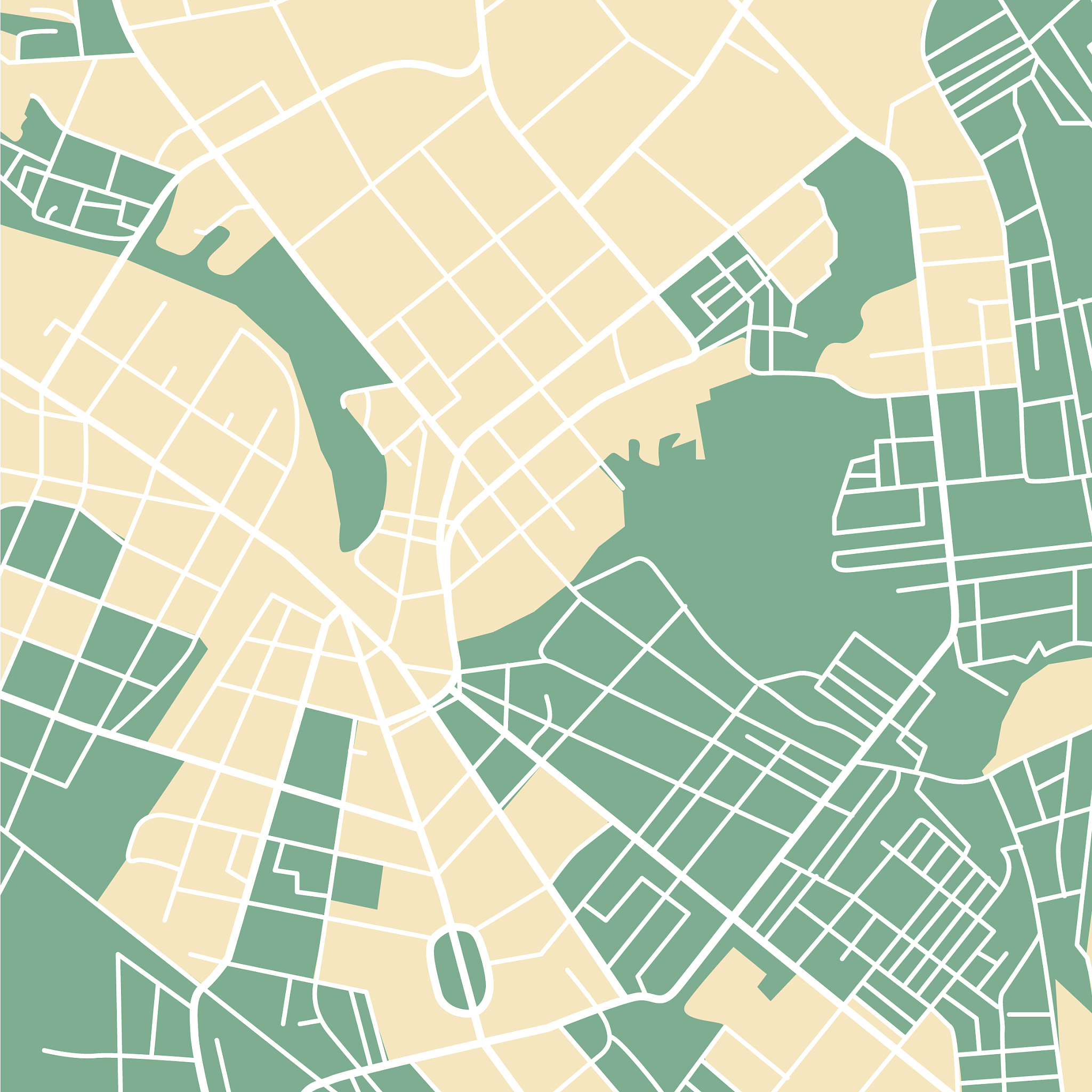 OSMnx simplify_graph 函数详解：简化街道地图图形 | Python 代码分析