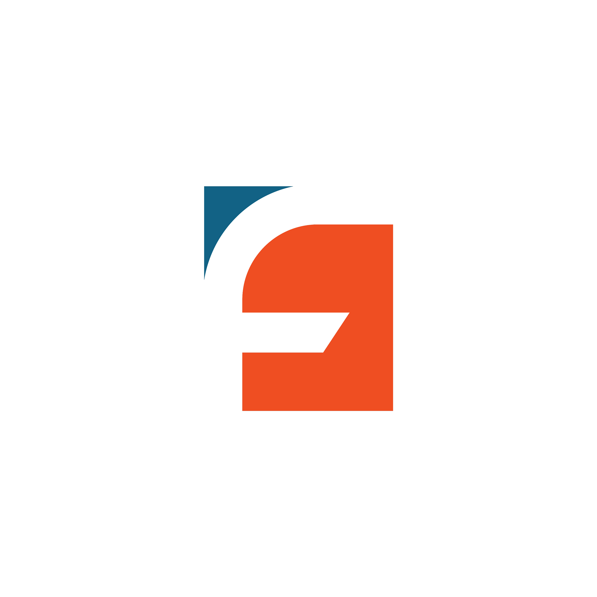 f letter initial logo design