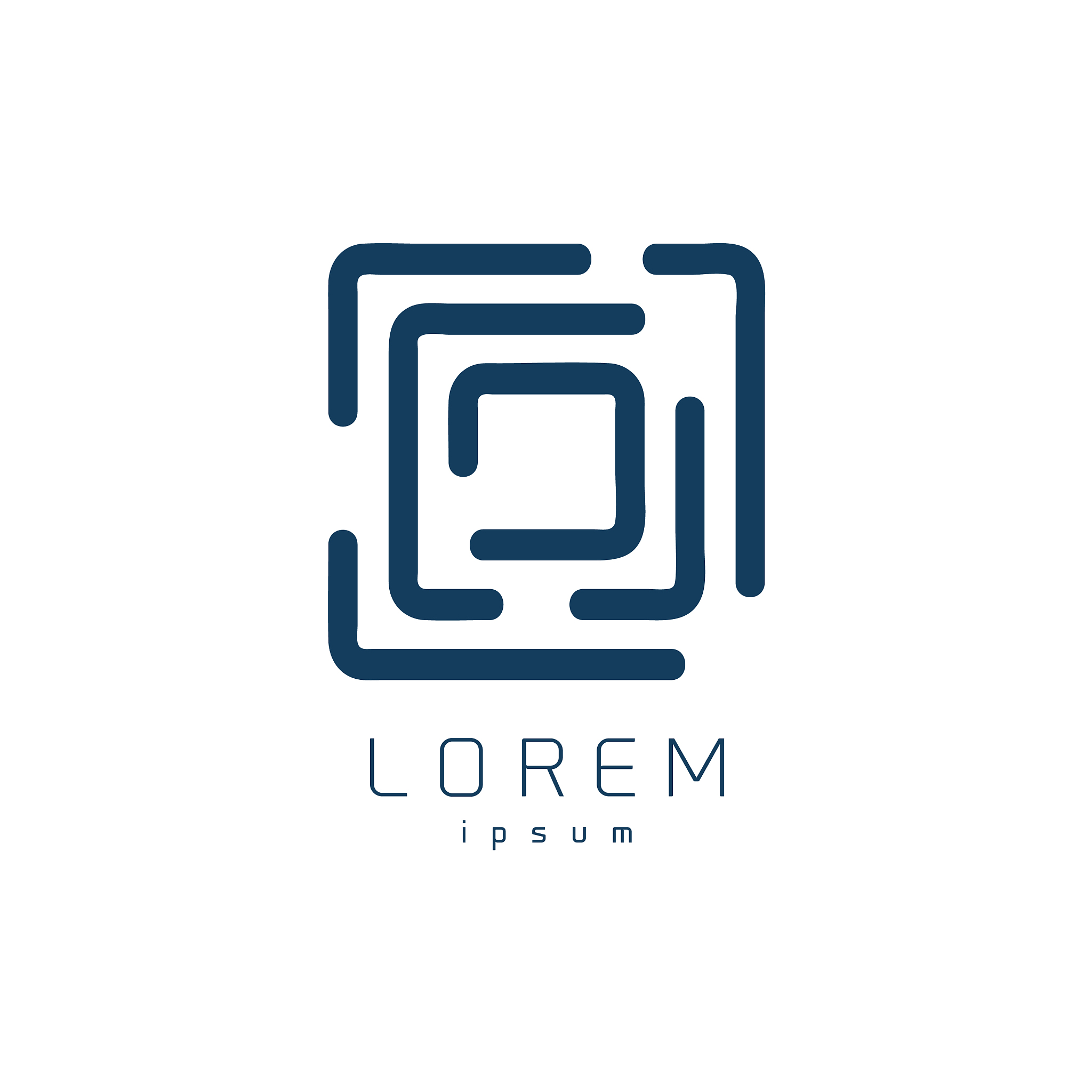 design geometric logo for company