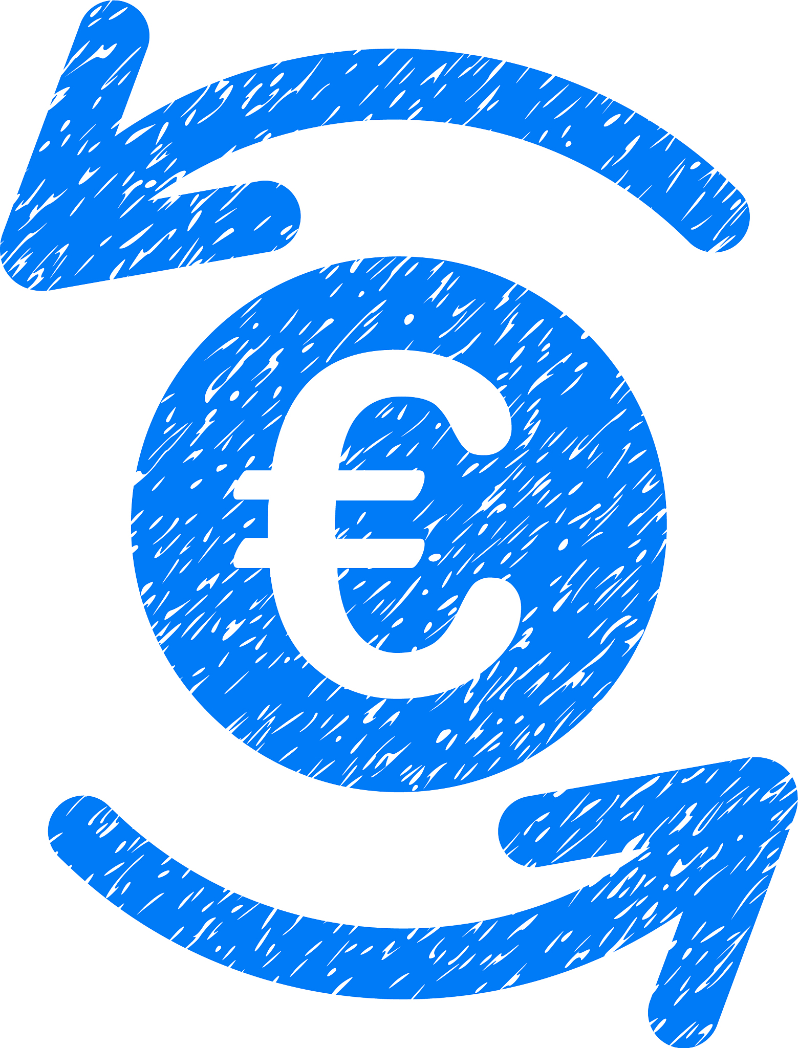 update euro balance grunge icon