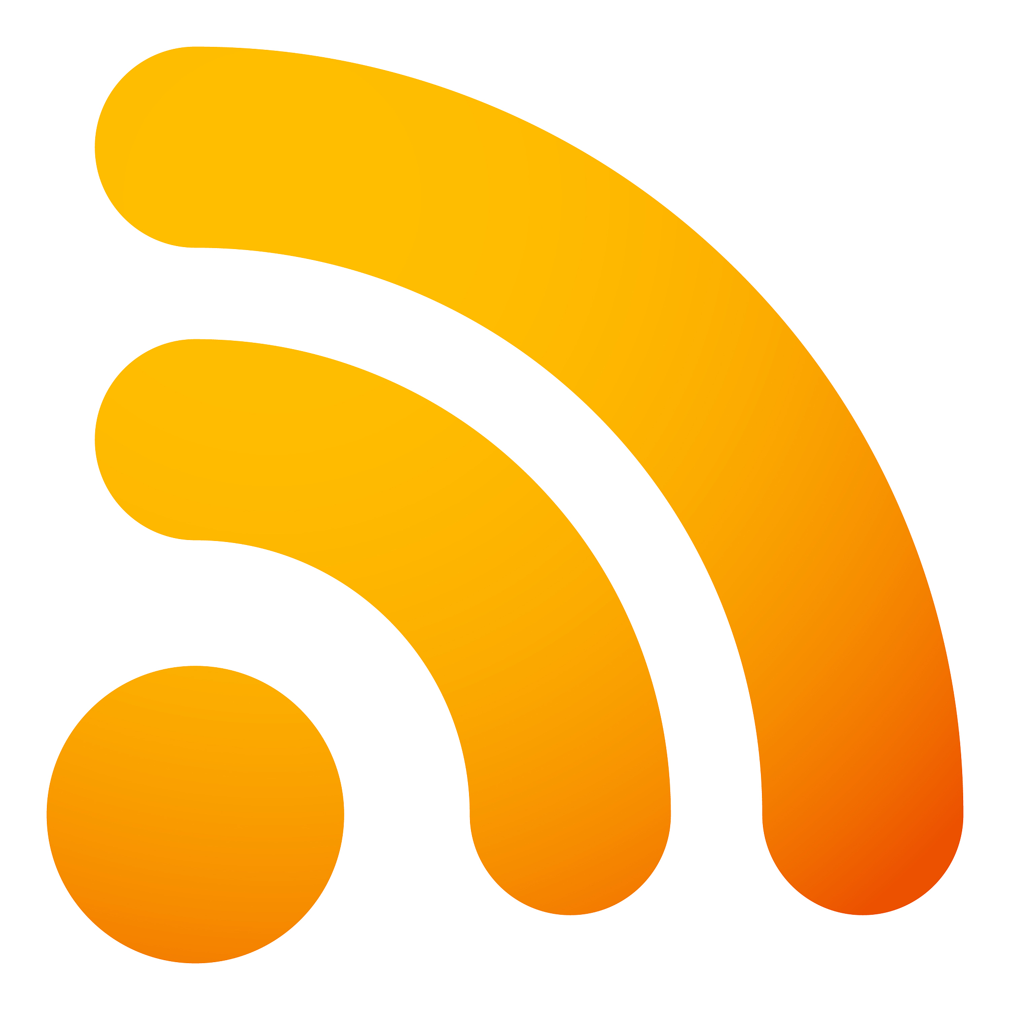 generic signal or rss feed icon symbol for