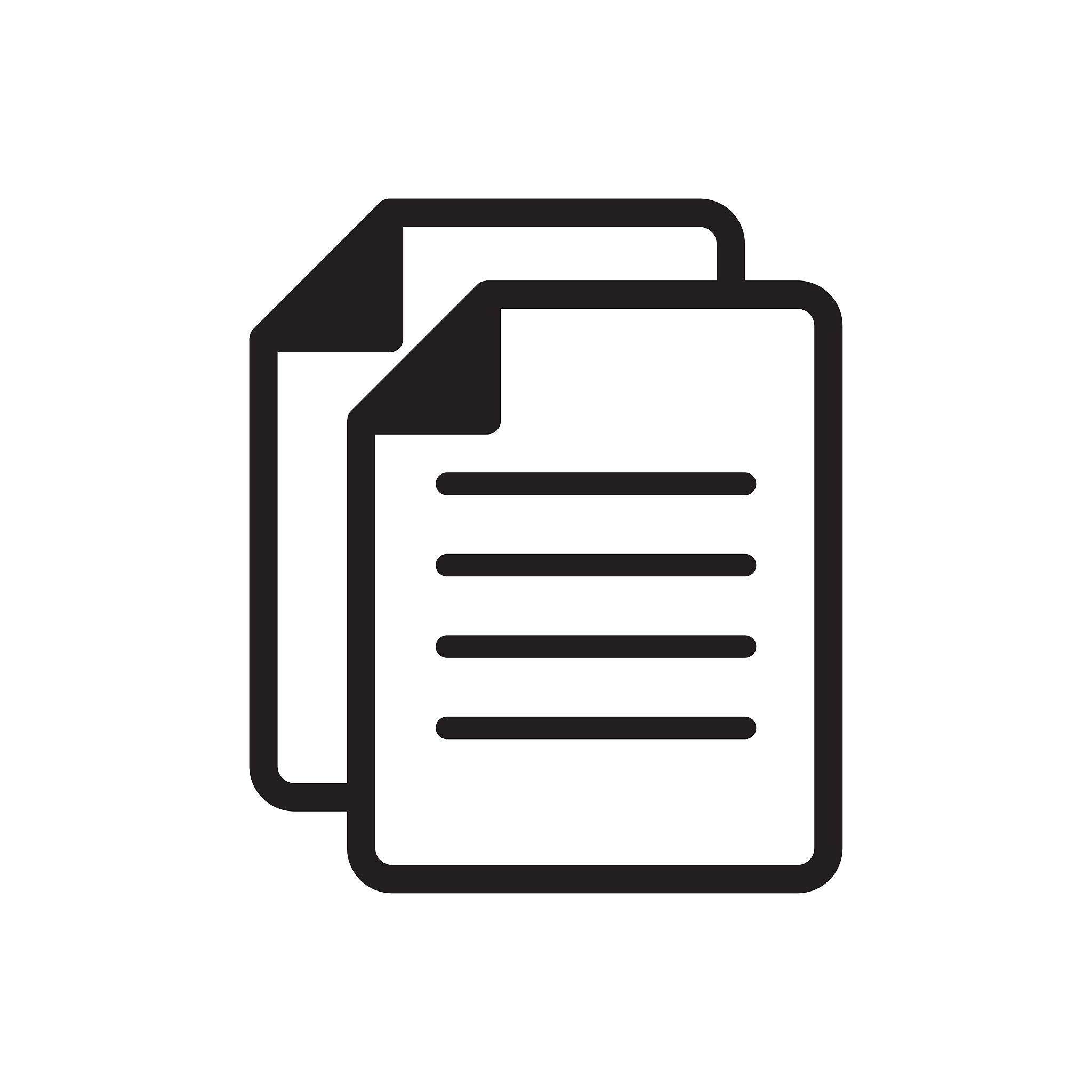 paper, page, document icon vector