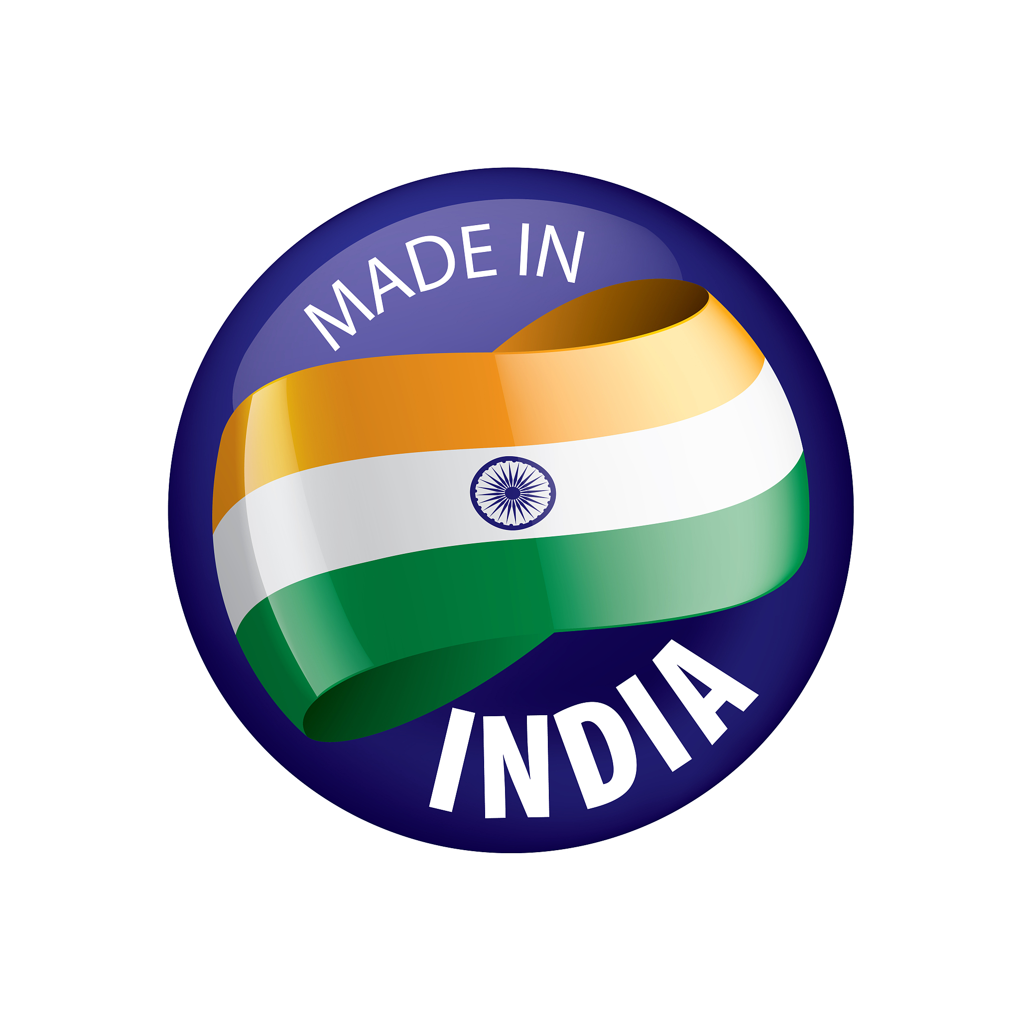 indi<strong>a</strong> flag, vector illustration on a white background