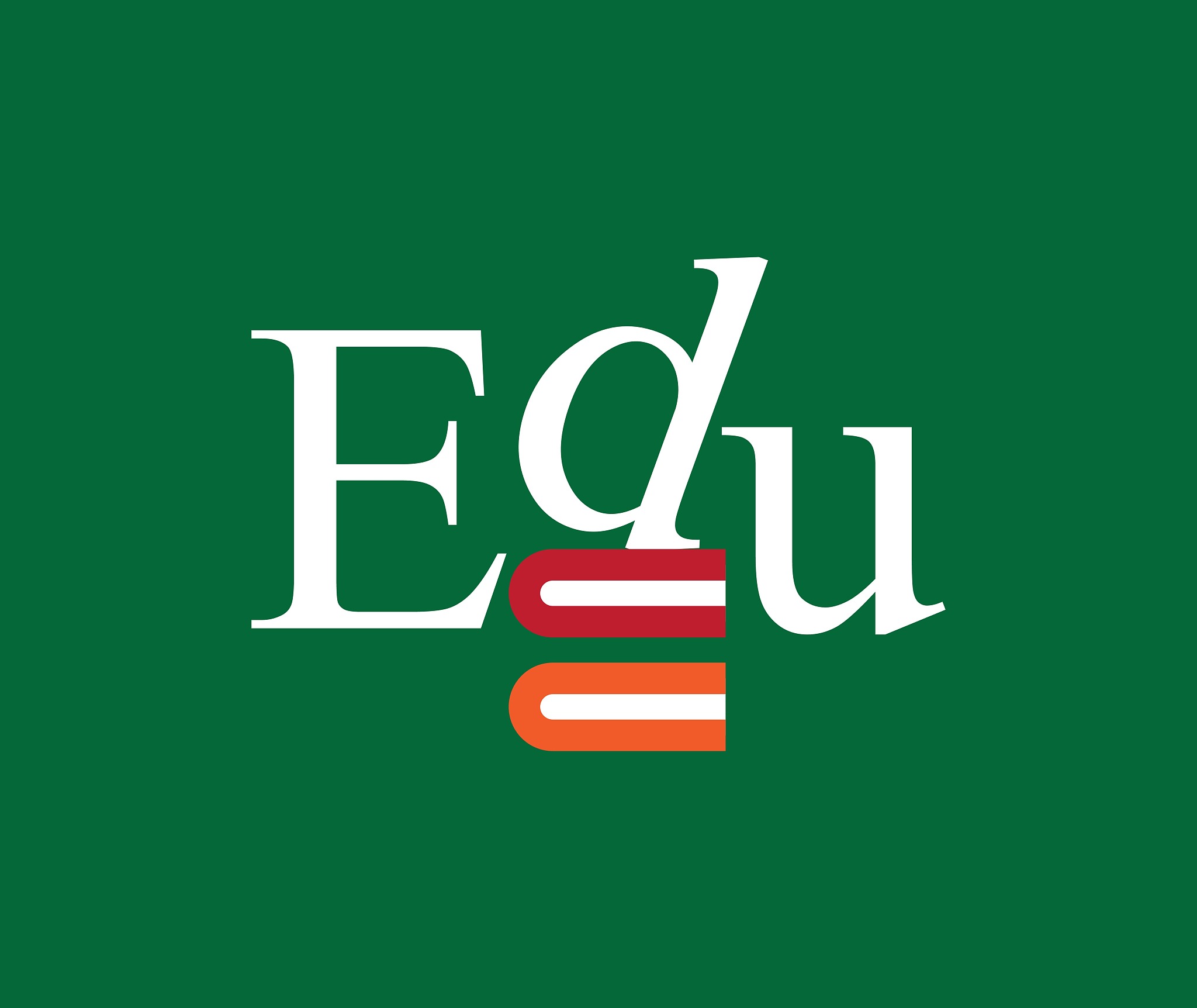 edu logo concept design
