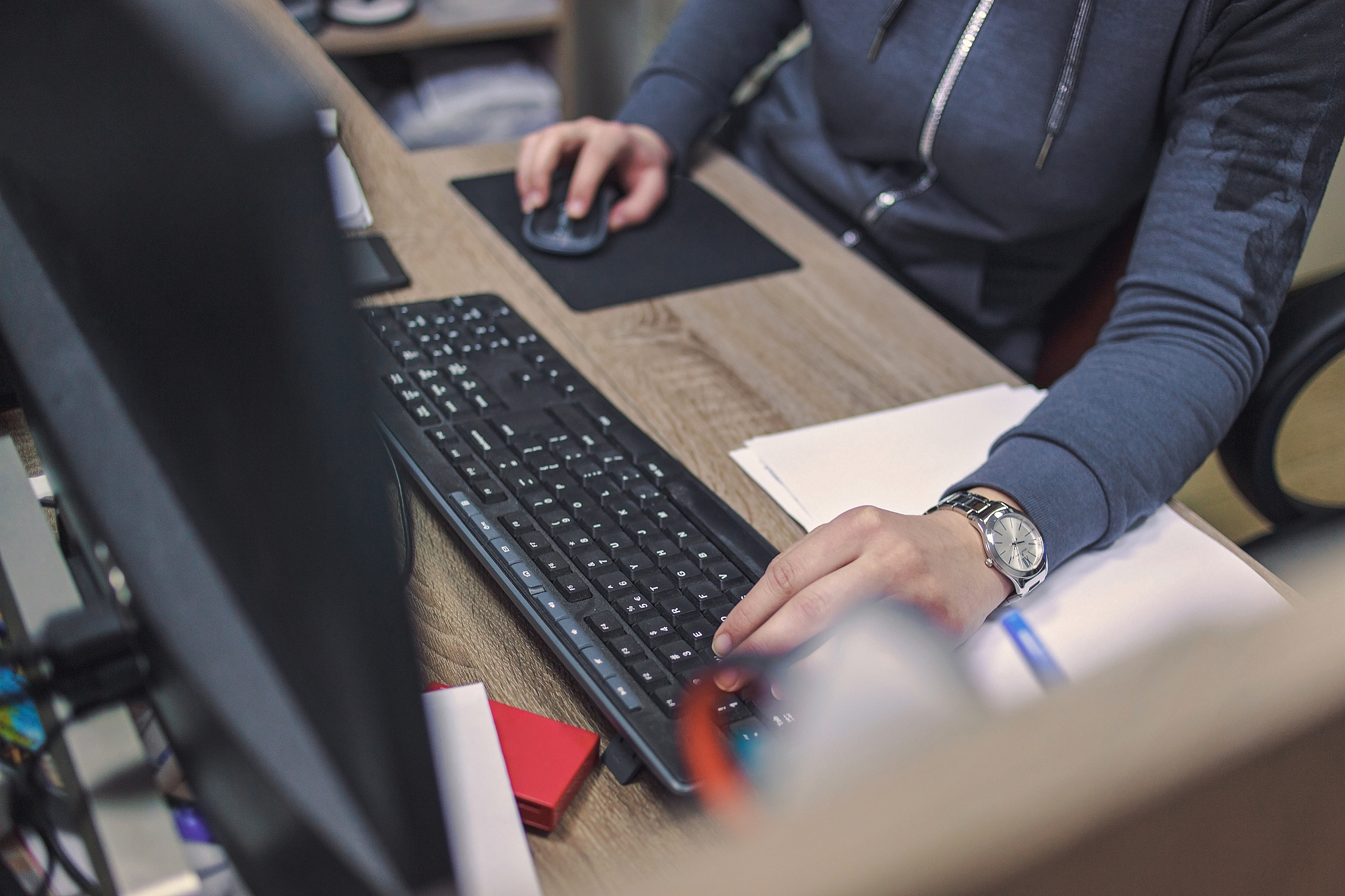 woman at the office