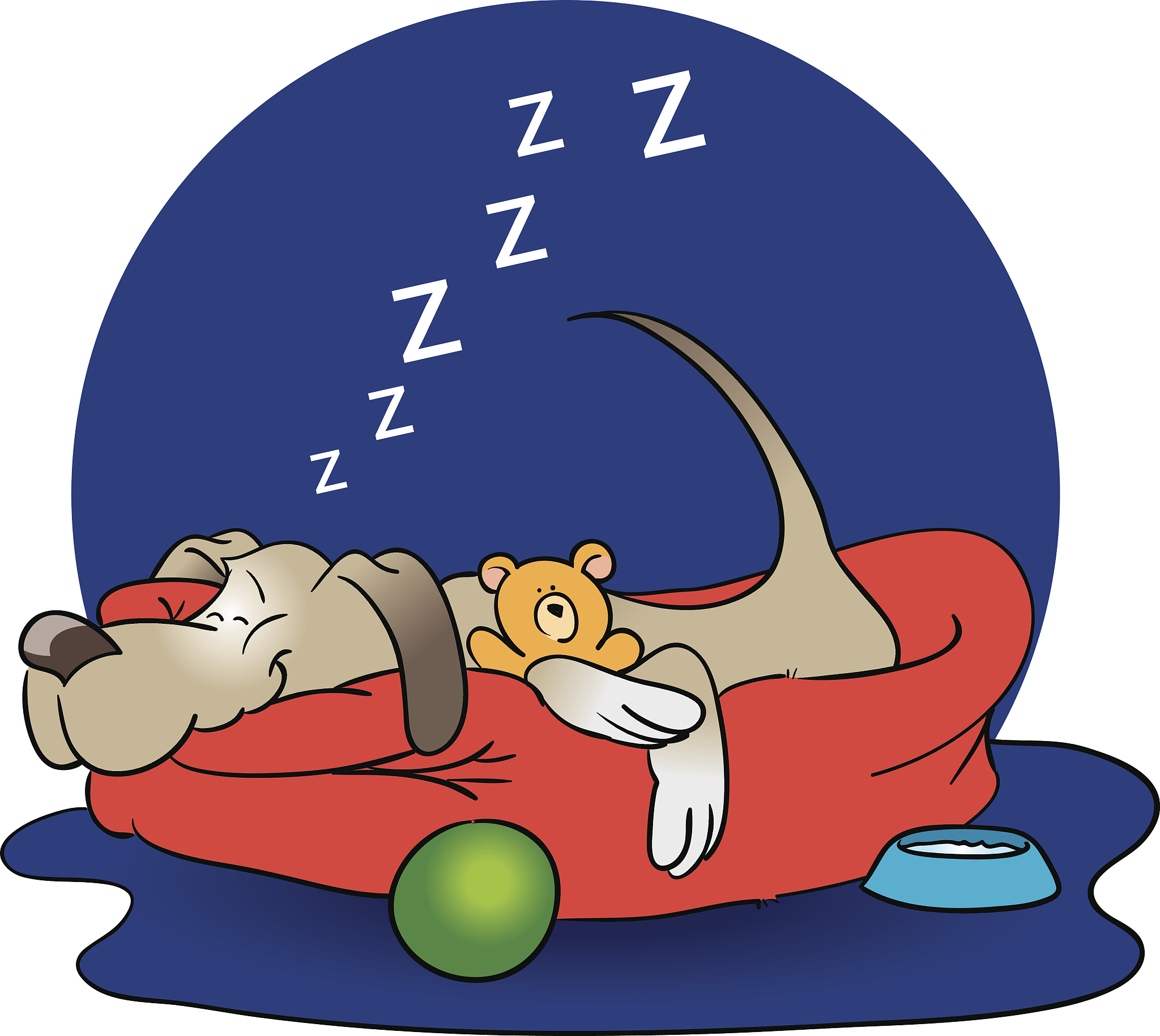 sleeping dog