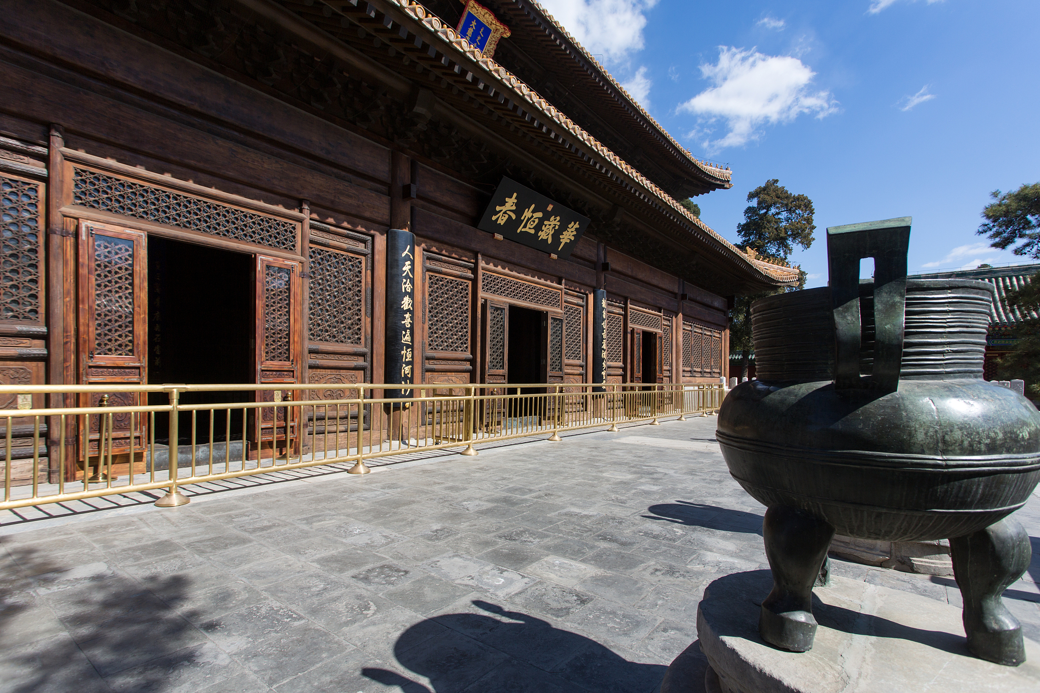 北海公园的古建筑