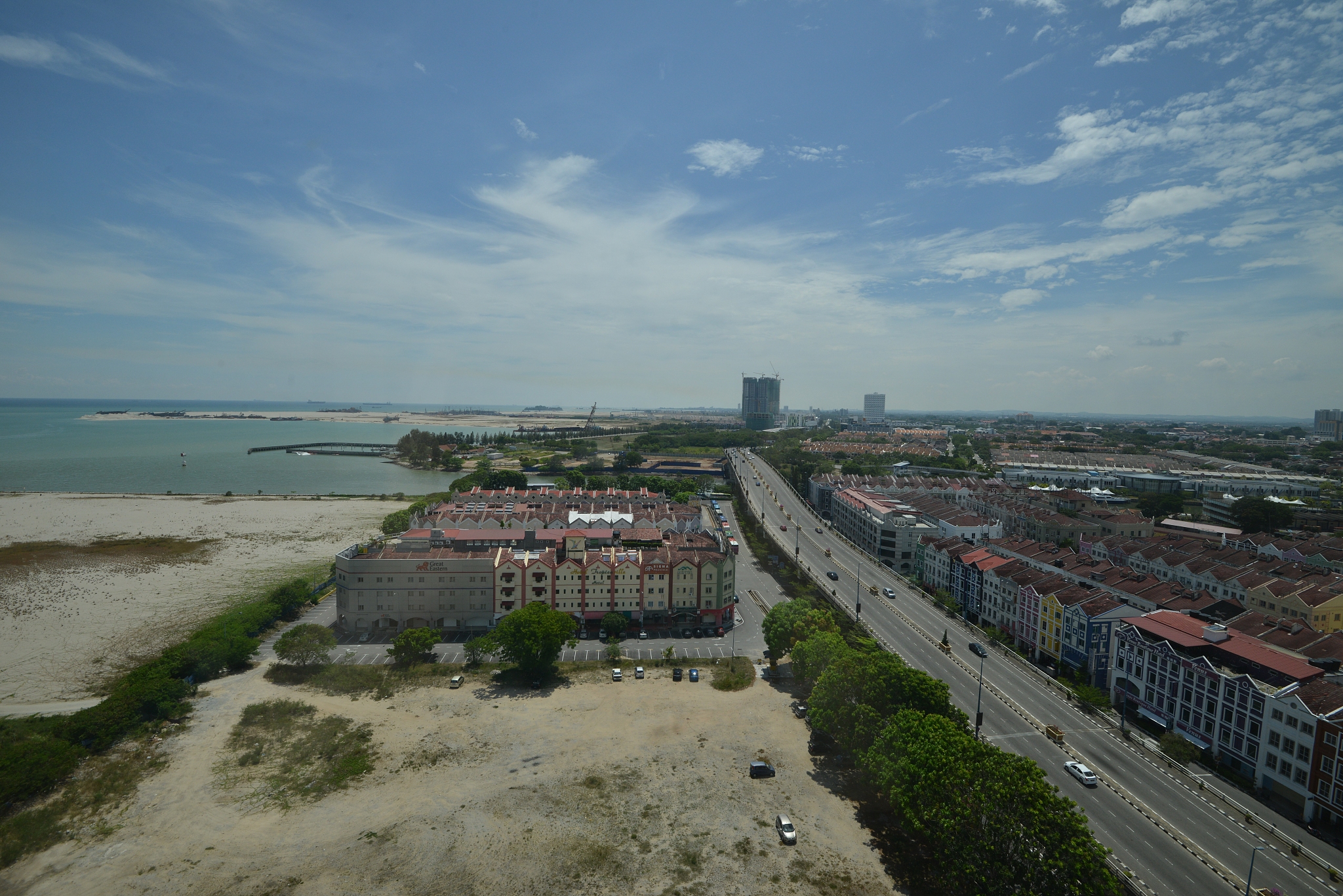 view of malacca, malaysia