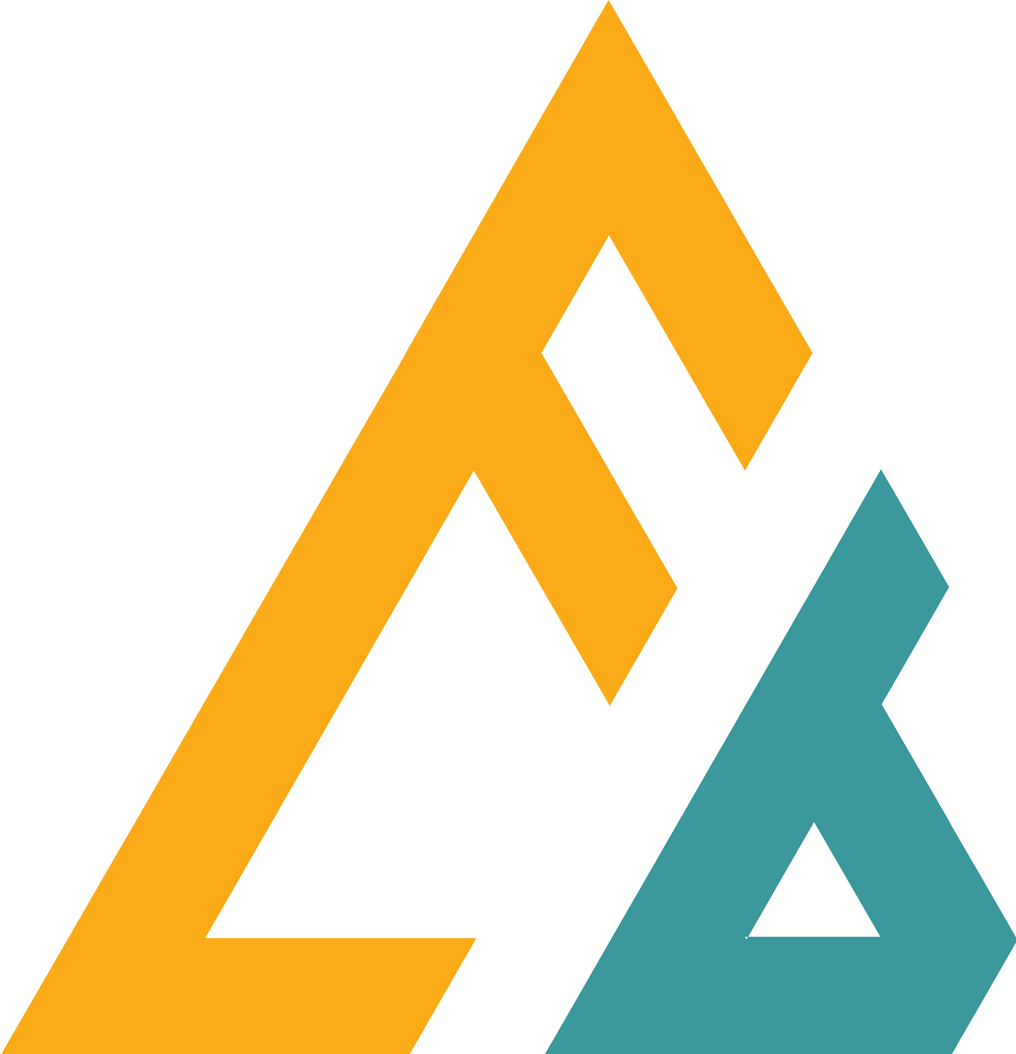 initial letter triangle logo