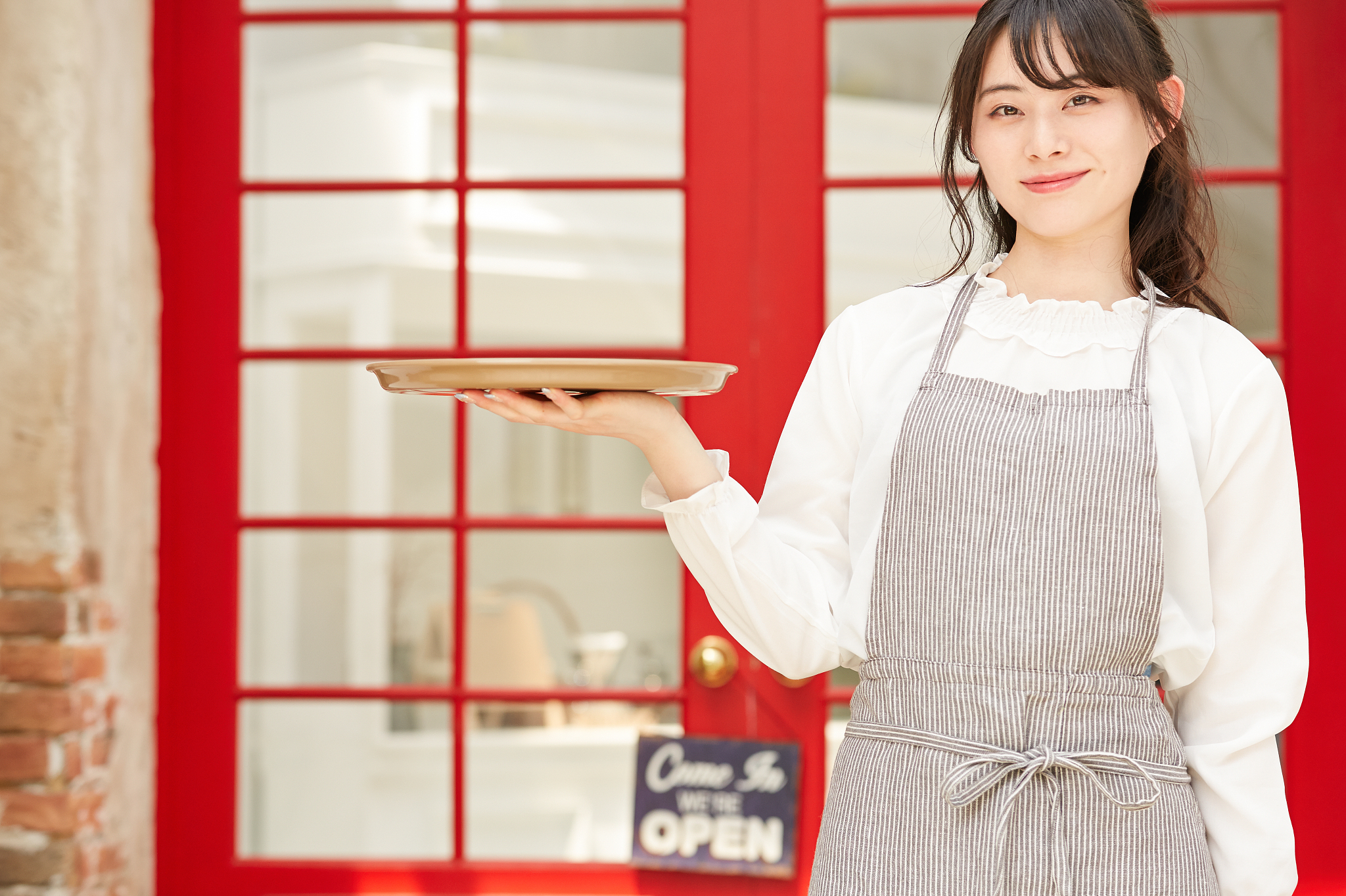 cafe women work