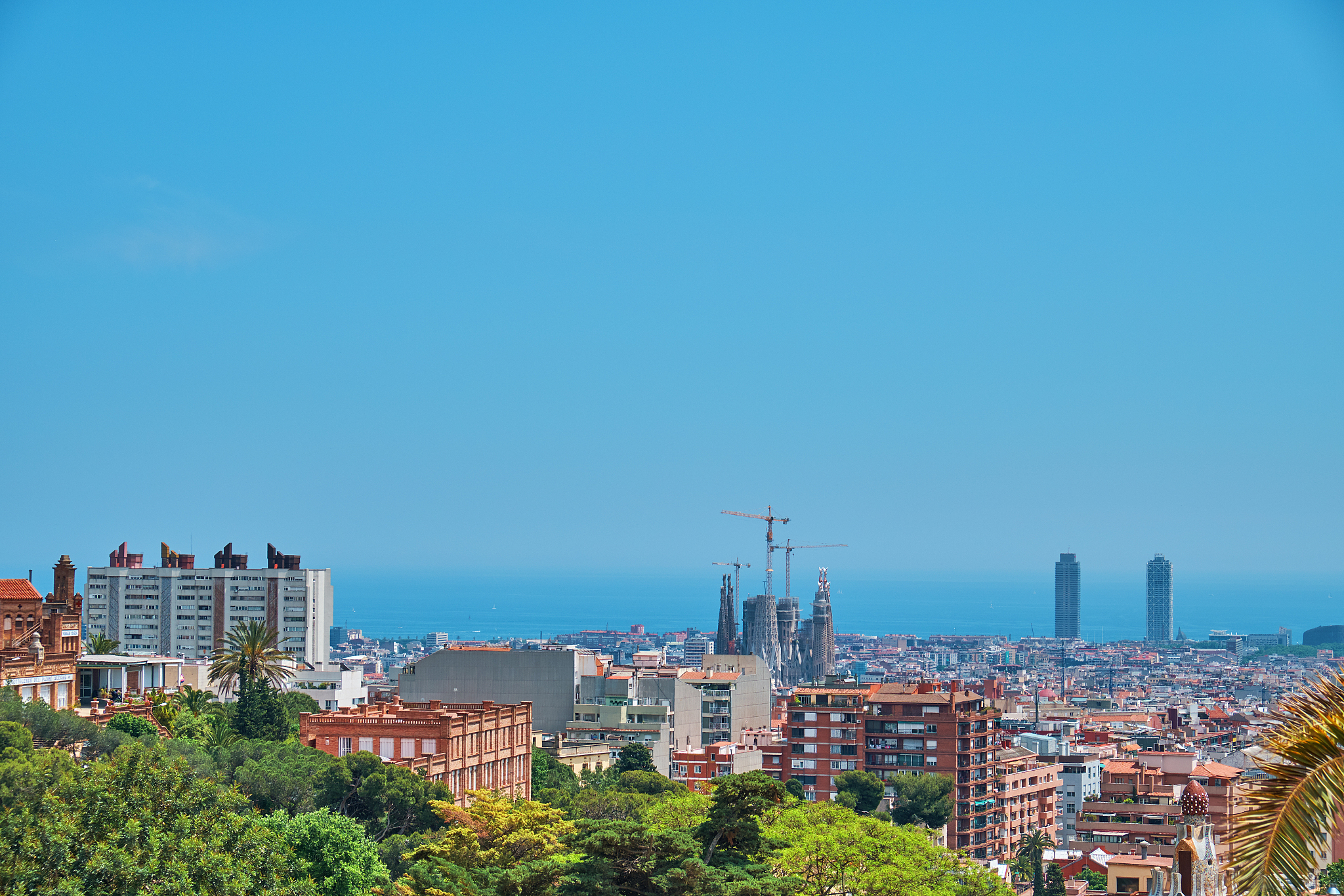 barcelona view from above