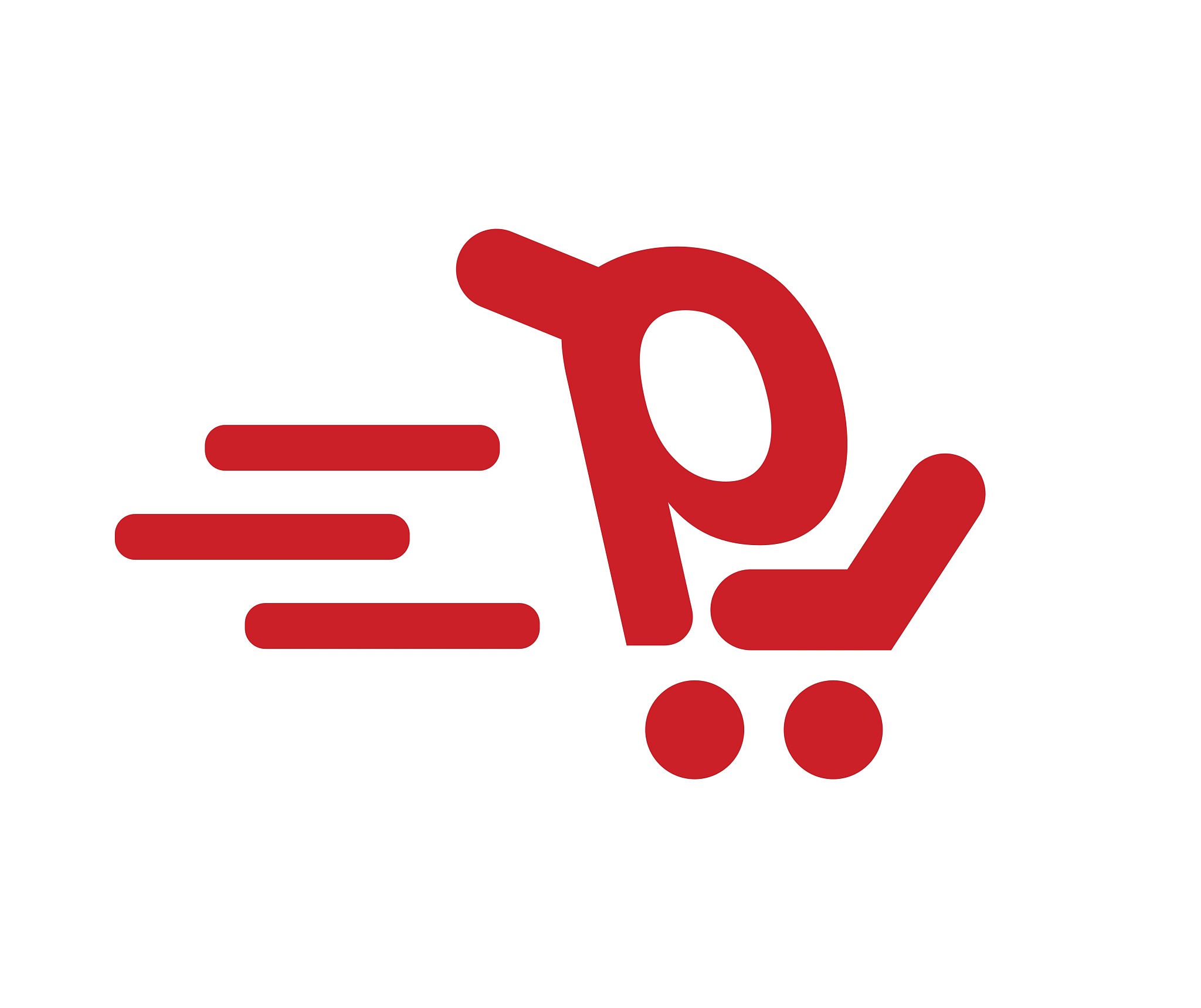 shopping cart icon for p