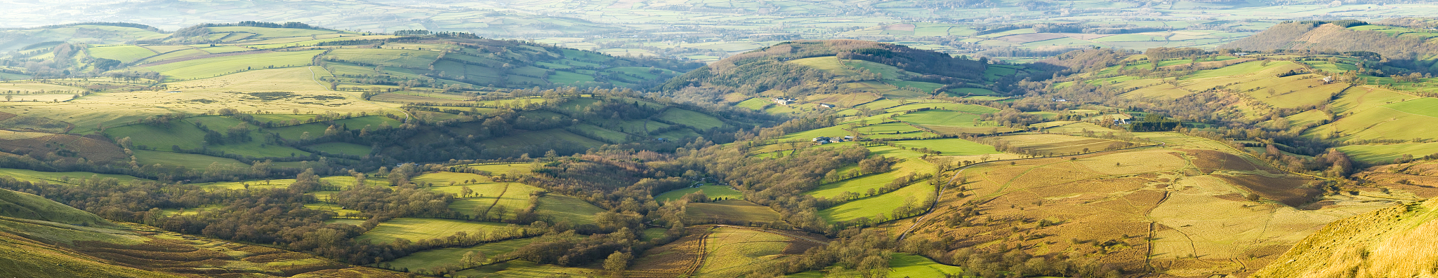 idyllic rural landscape