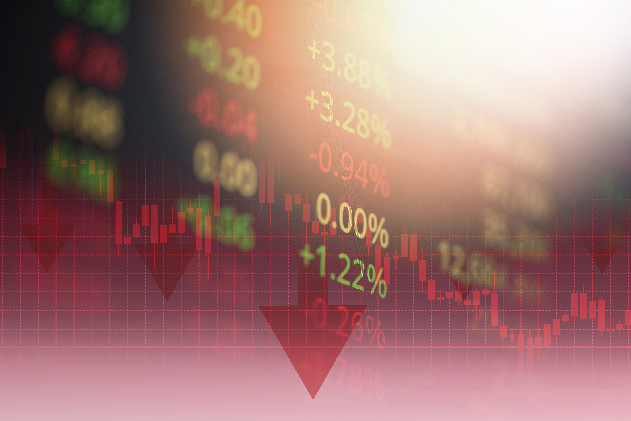 stock market exchange loss trading graph analysis investment ind