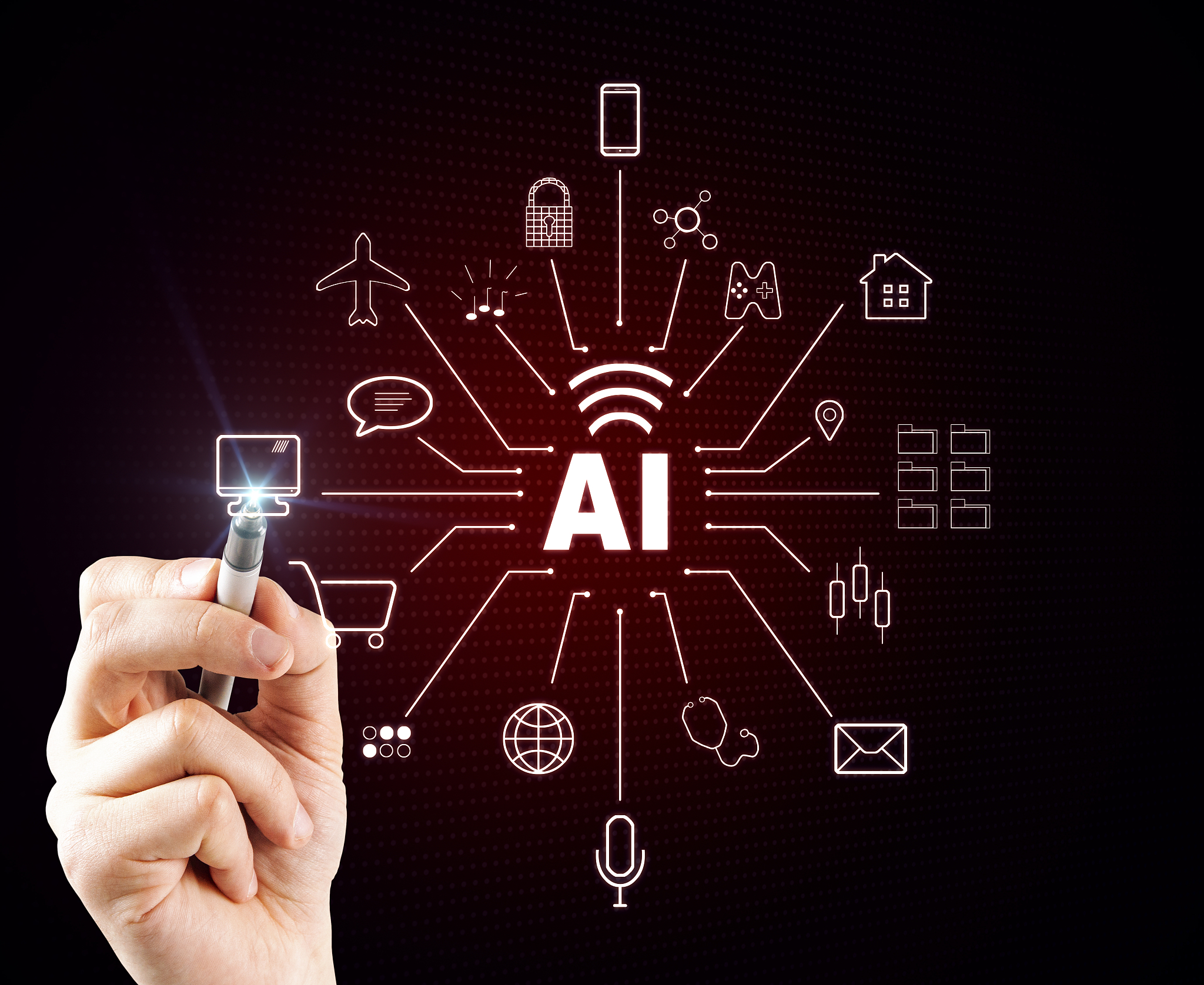 artificial intelligence and future concept