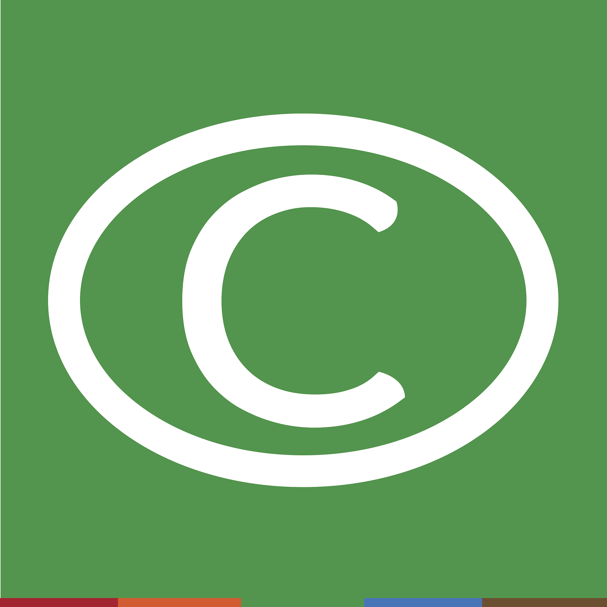copyright symbol icon illustration design