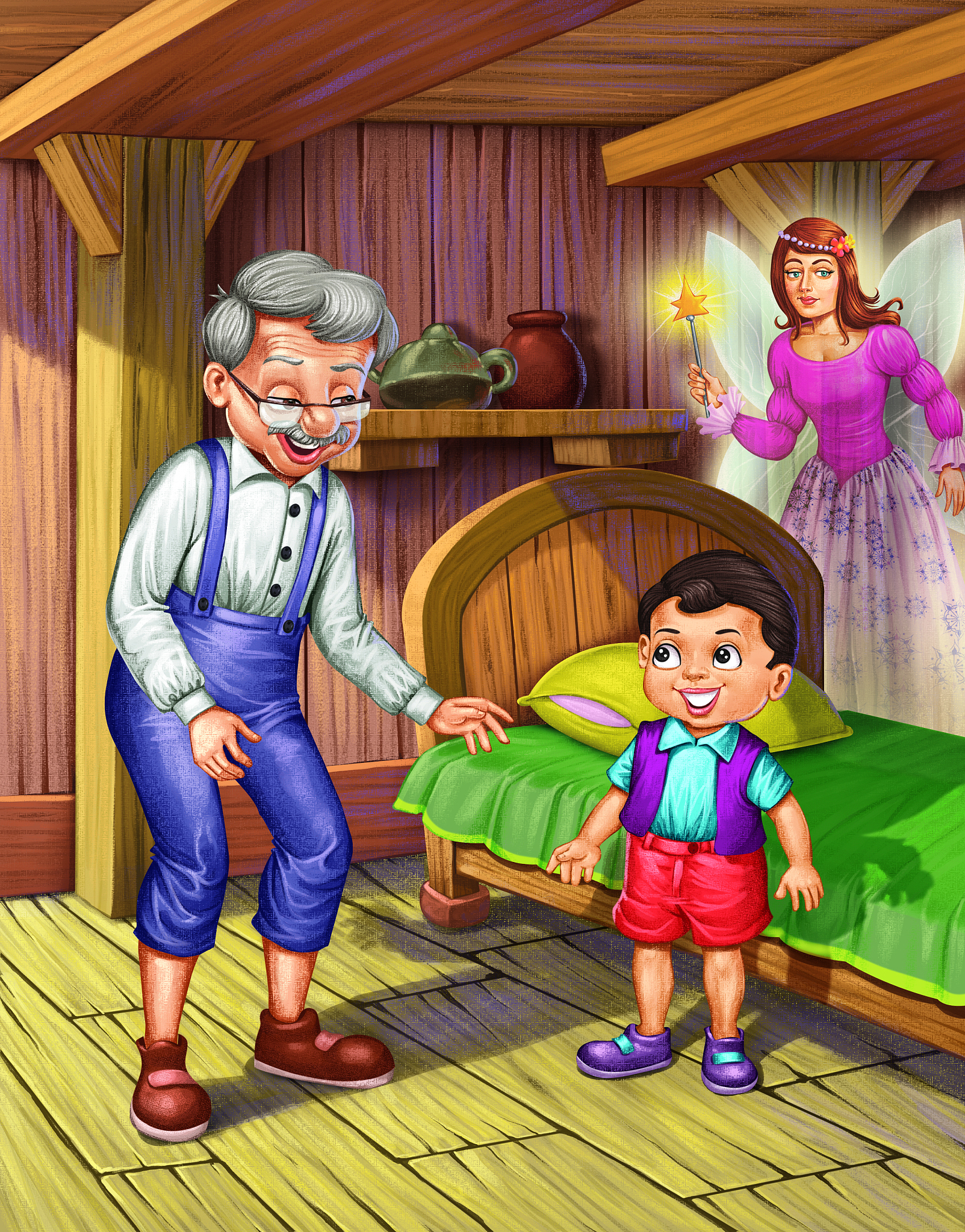 请以从前有一只小羊它很羡慕人们有各种各样的衣服穿有一天它遇到了一个裁缝想请他为自己做一件衣服裁缝要求用小羊的毛来换小羊答应了但是裁缝骗了小羊拿走羊毛扬长而去。不久冬天到了小羊又冷又饿有一位老婆婆看到了小羊把小羊带回了家好好照顾它但是老婆婆家只有她一个人居住老婆婆病倒了小羊十分着急突然小羊变成了人形续写一篇小故事