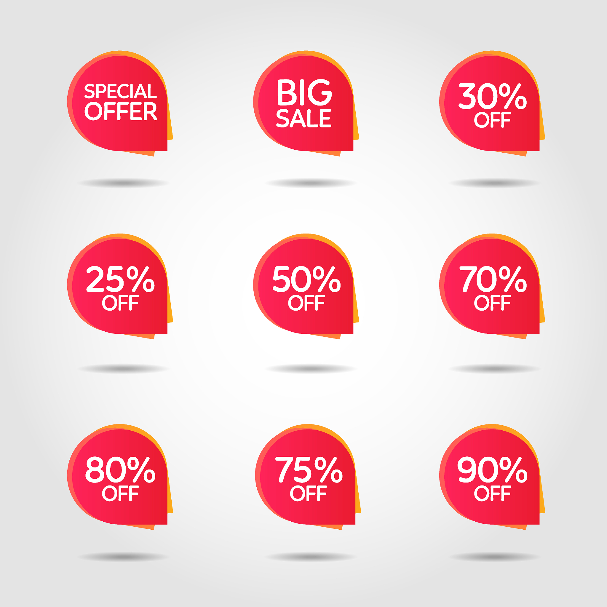 discount offer price label