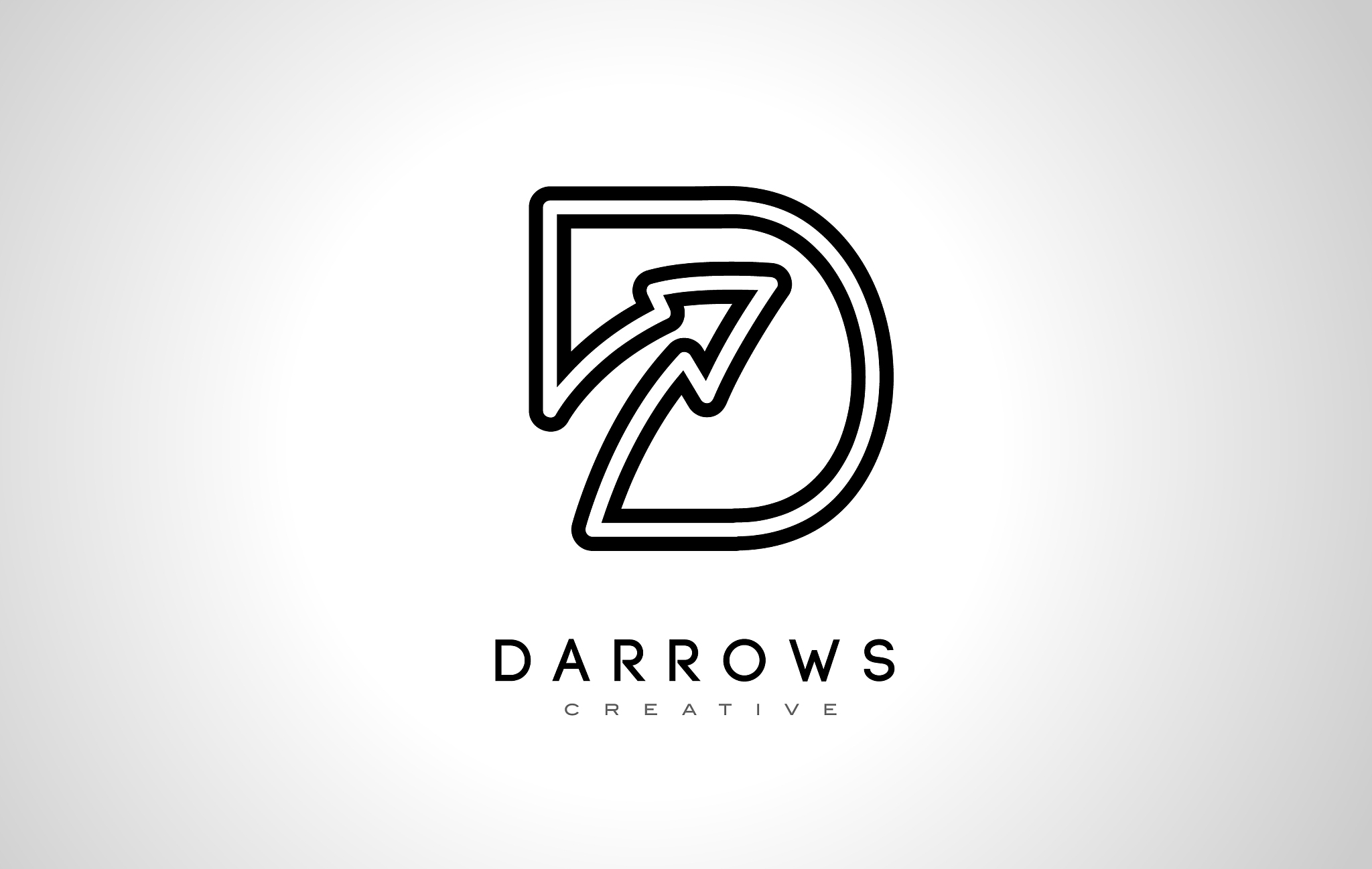 d logo d letter icon design