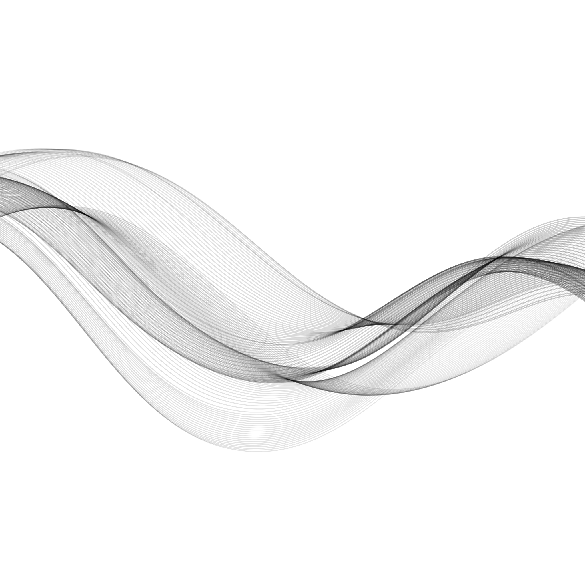 abstract color wave design element