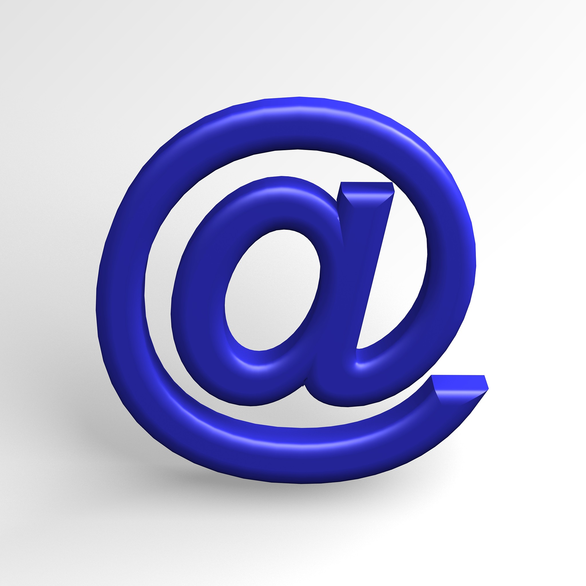 email sign @