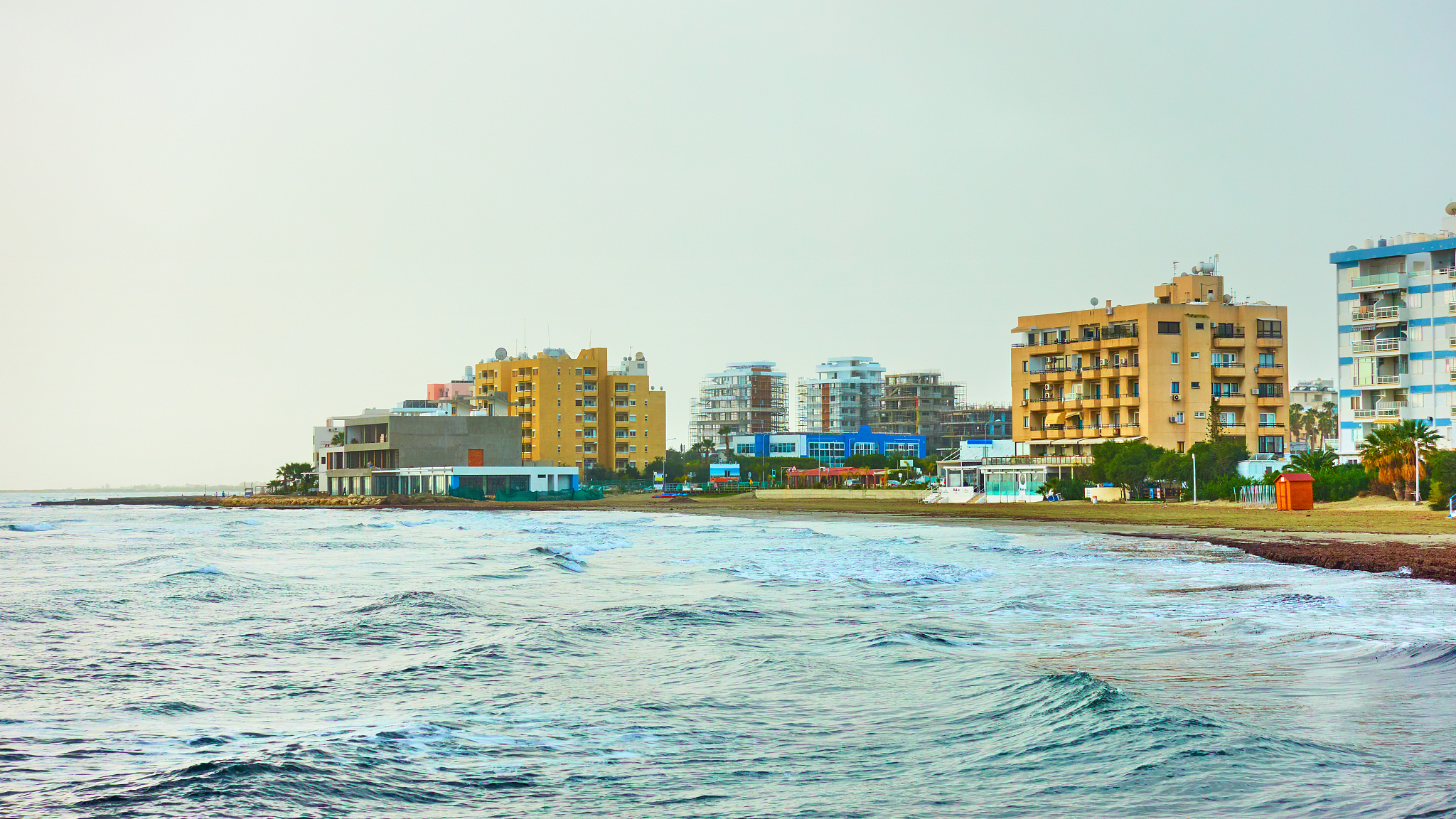 mackenzie beach in larnaca