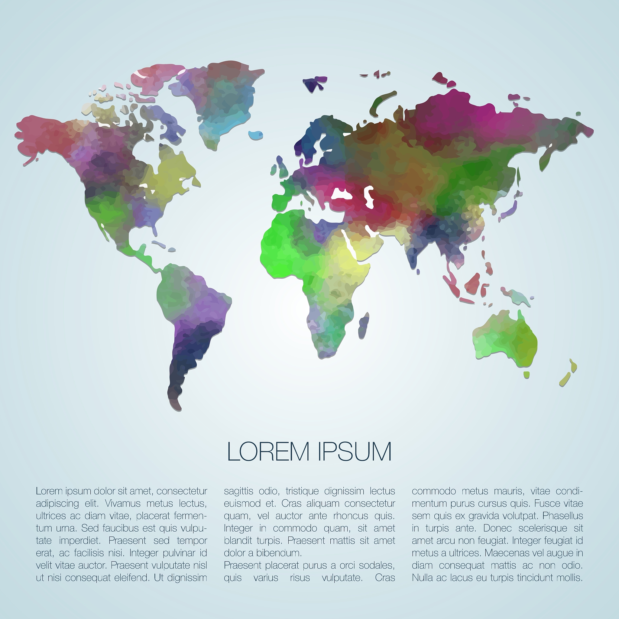 watercolor map