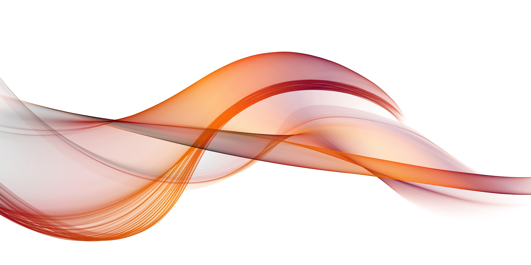 abstract smooth color wave . curve flow red motion illustration