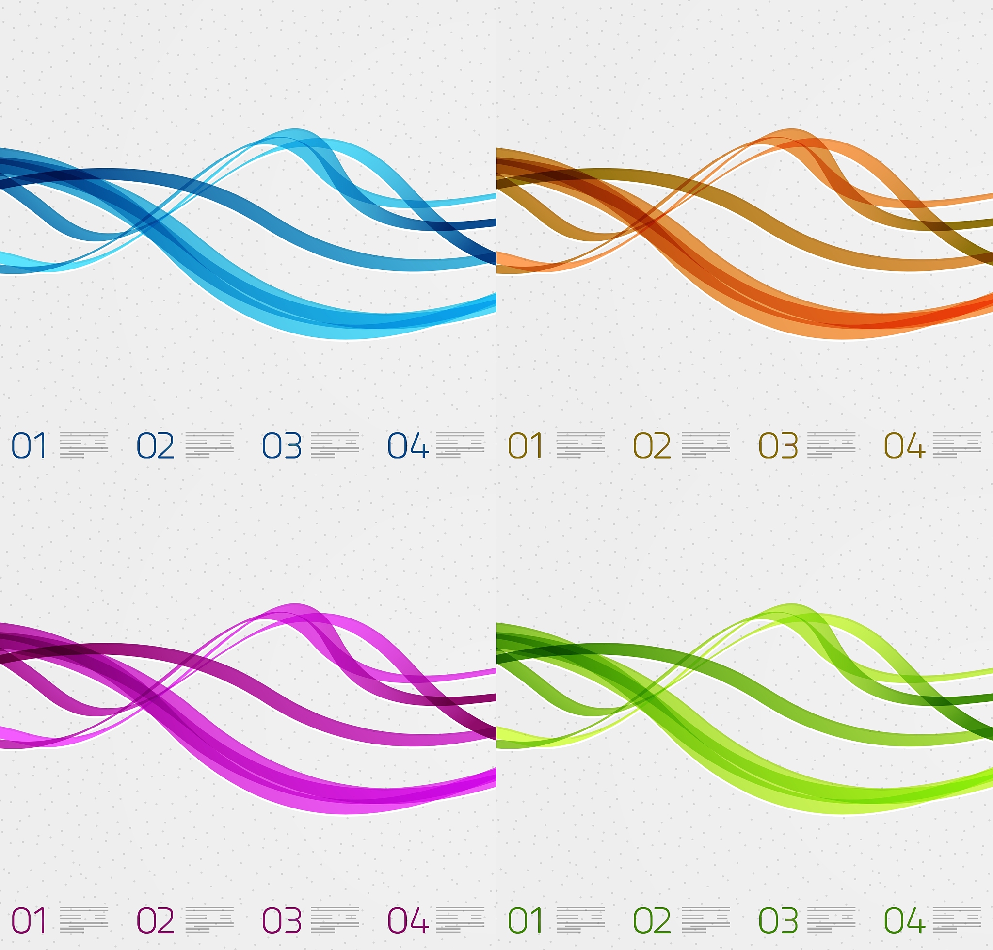 flowing lines modern design templates