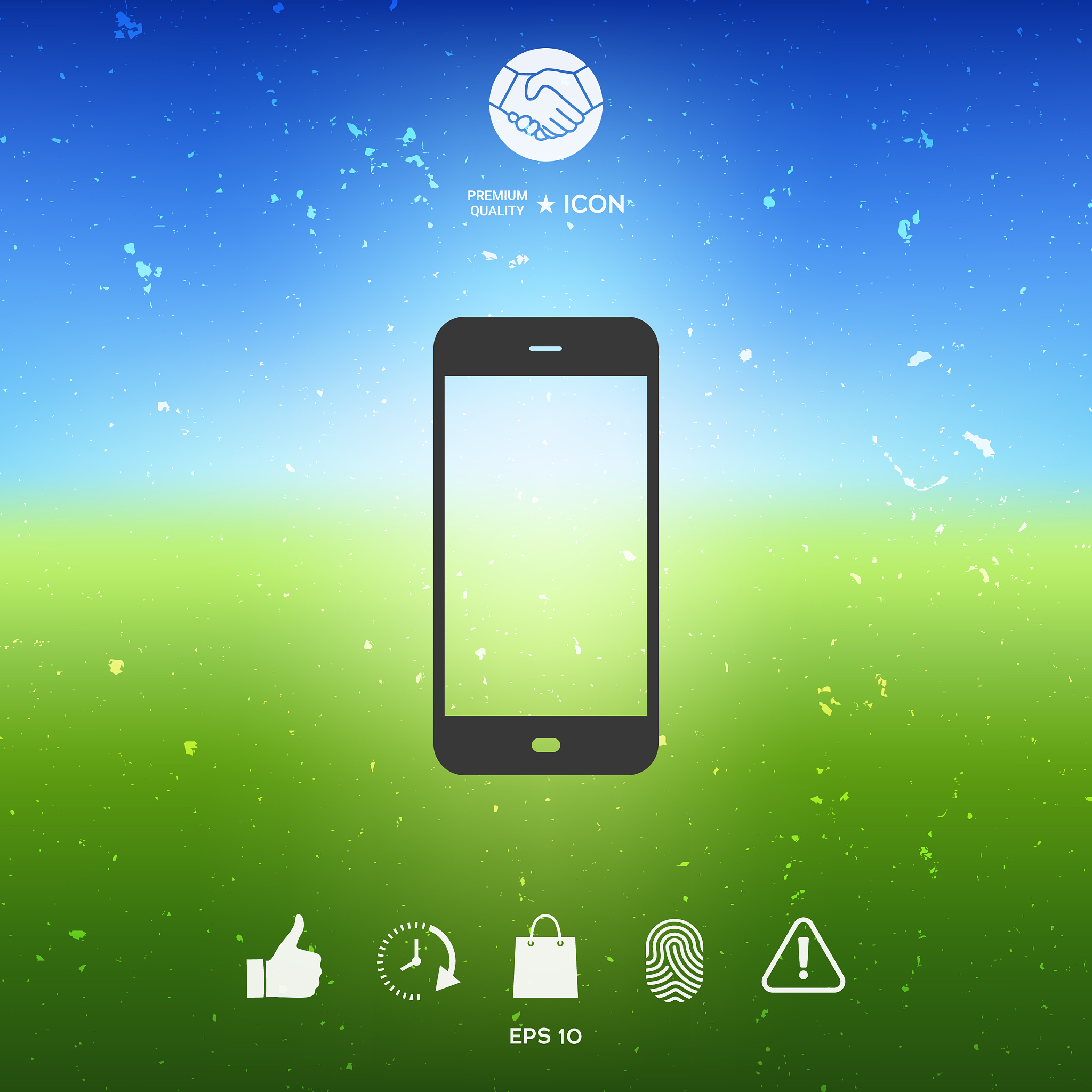business phone with blank screen