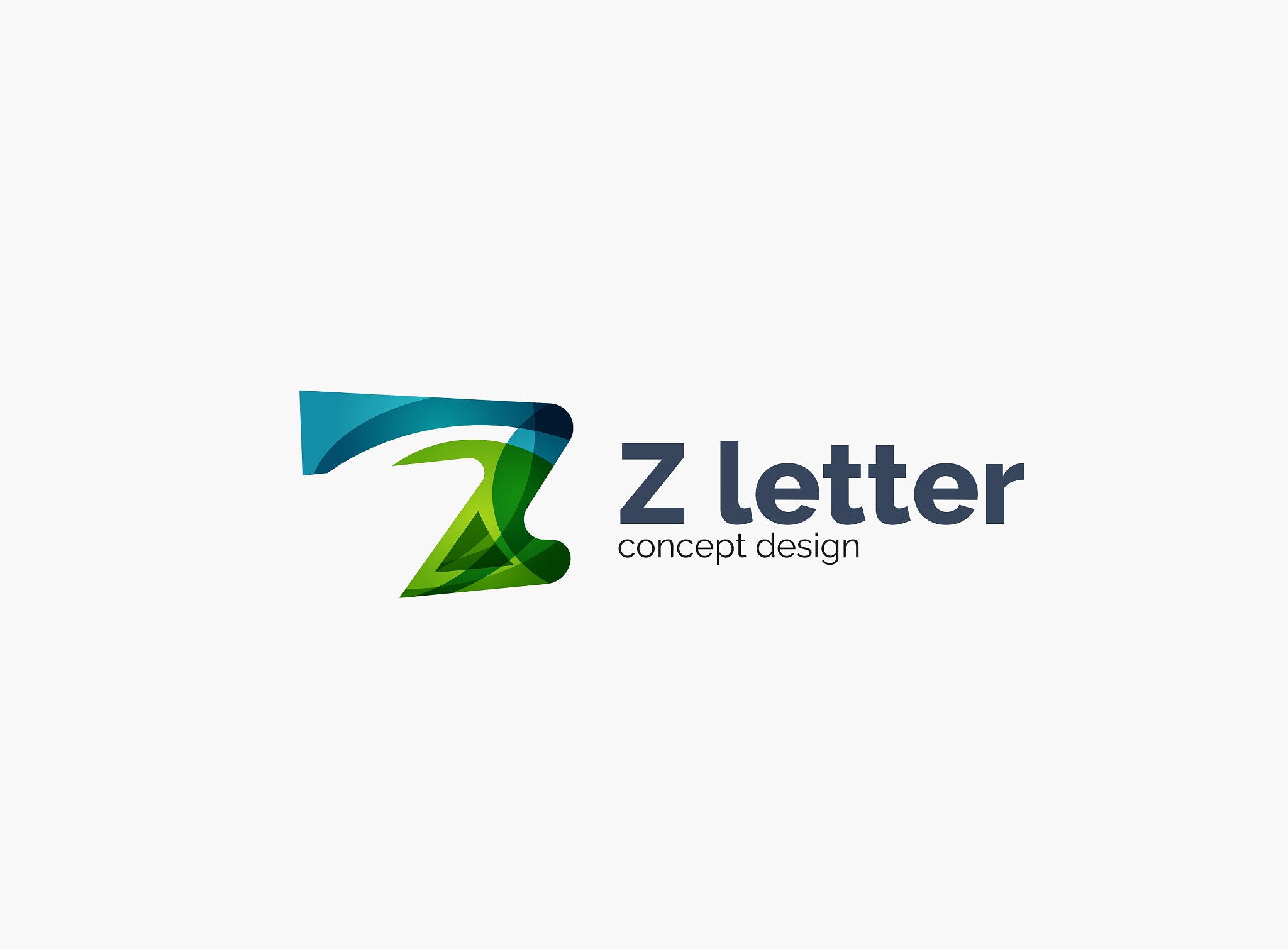 modern company z letter logo